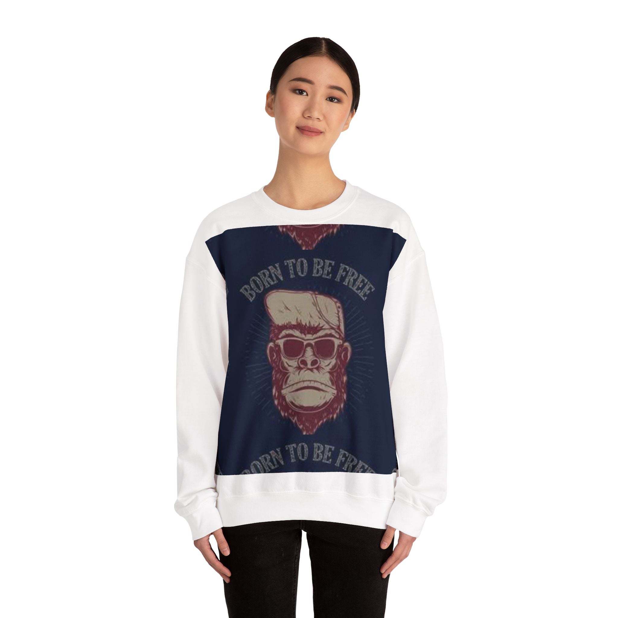 Gorilla Gang 'Born to Be Free' Crewneck Sweatshirt