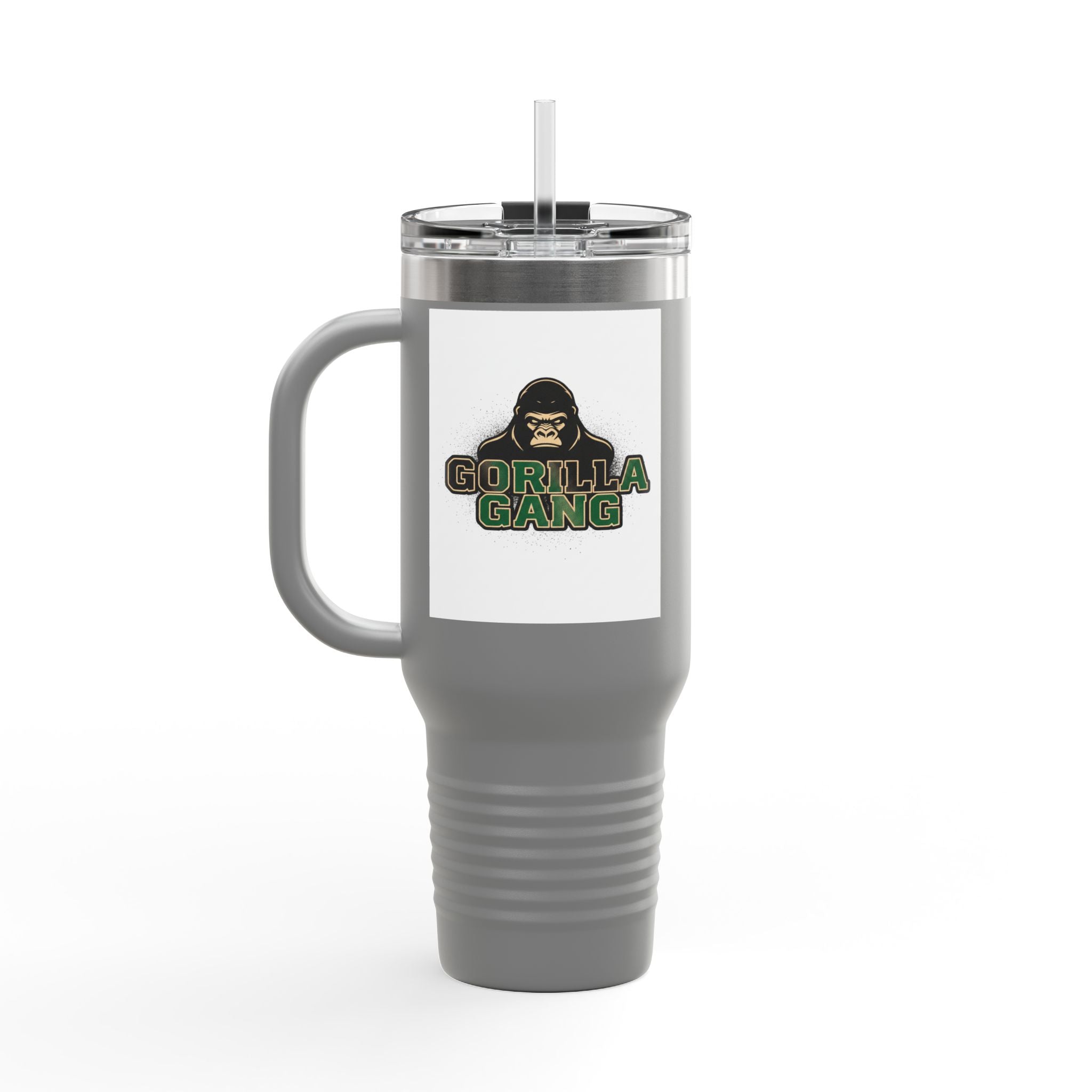 40oz Insulated Travel Mug — Tough Gorilla Graphic Thermal Tumbler