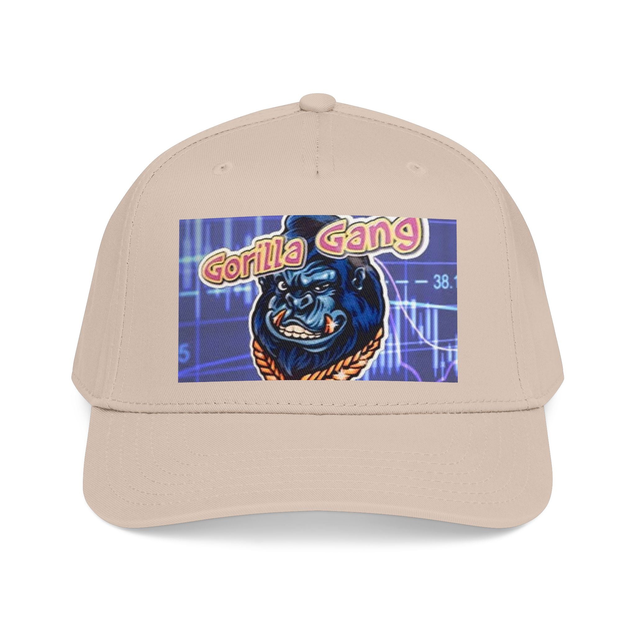 Gorilla Gang Trucker Cap — Retro Stock Market Ape Graphic Baseball Hat