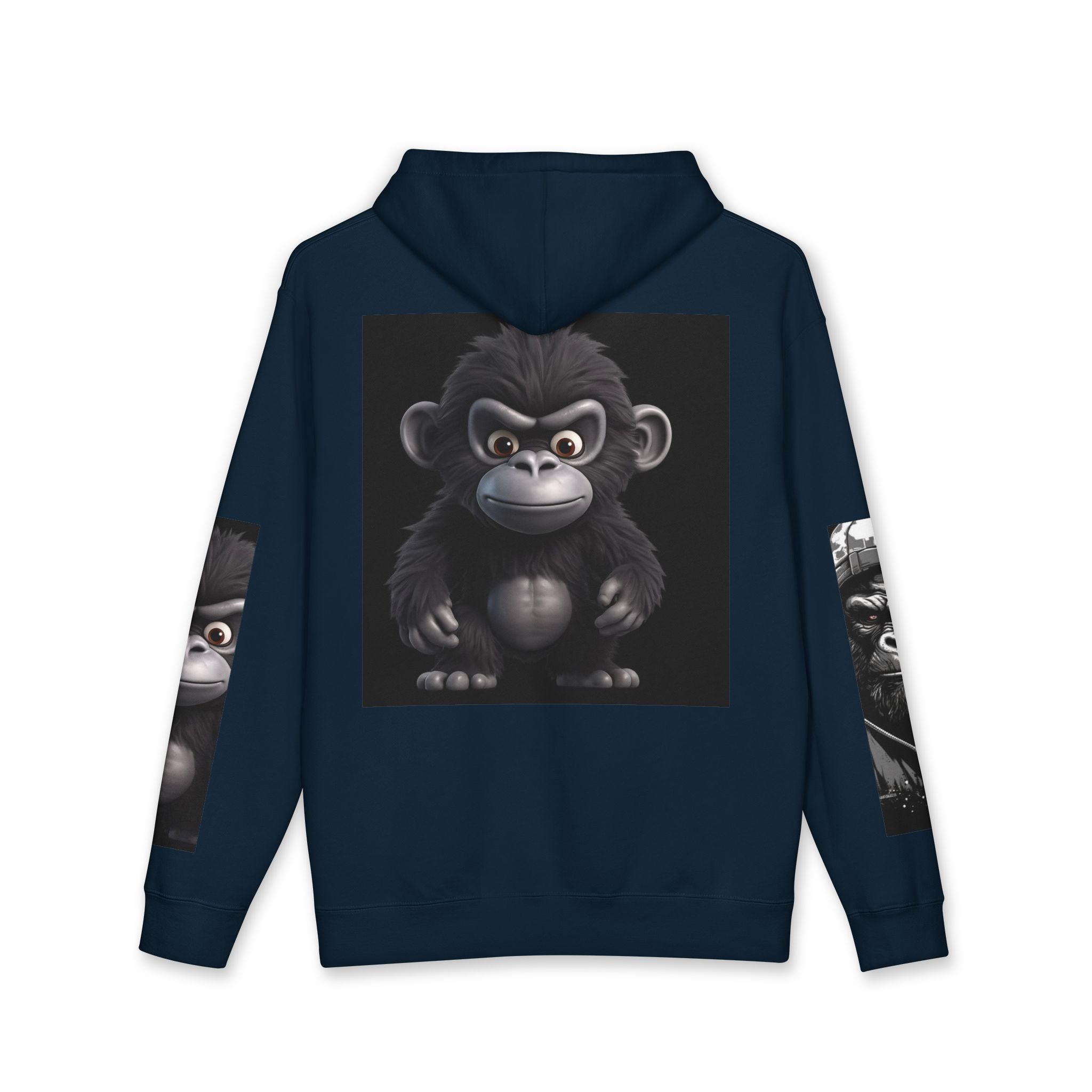 Gorilla Graphic Hoodie — Cute Cartoon Ape Pullover
