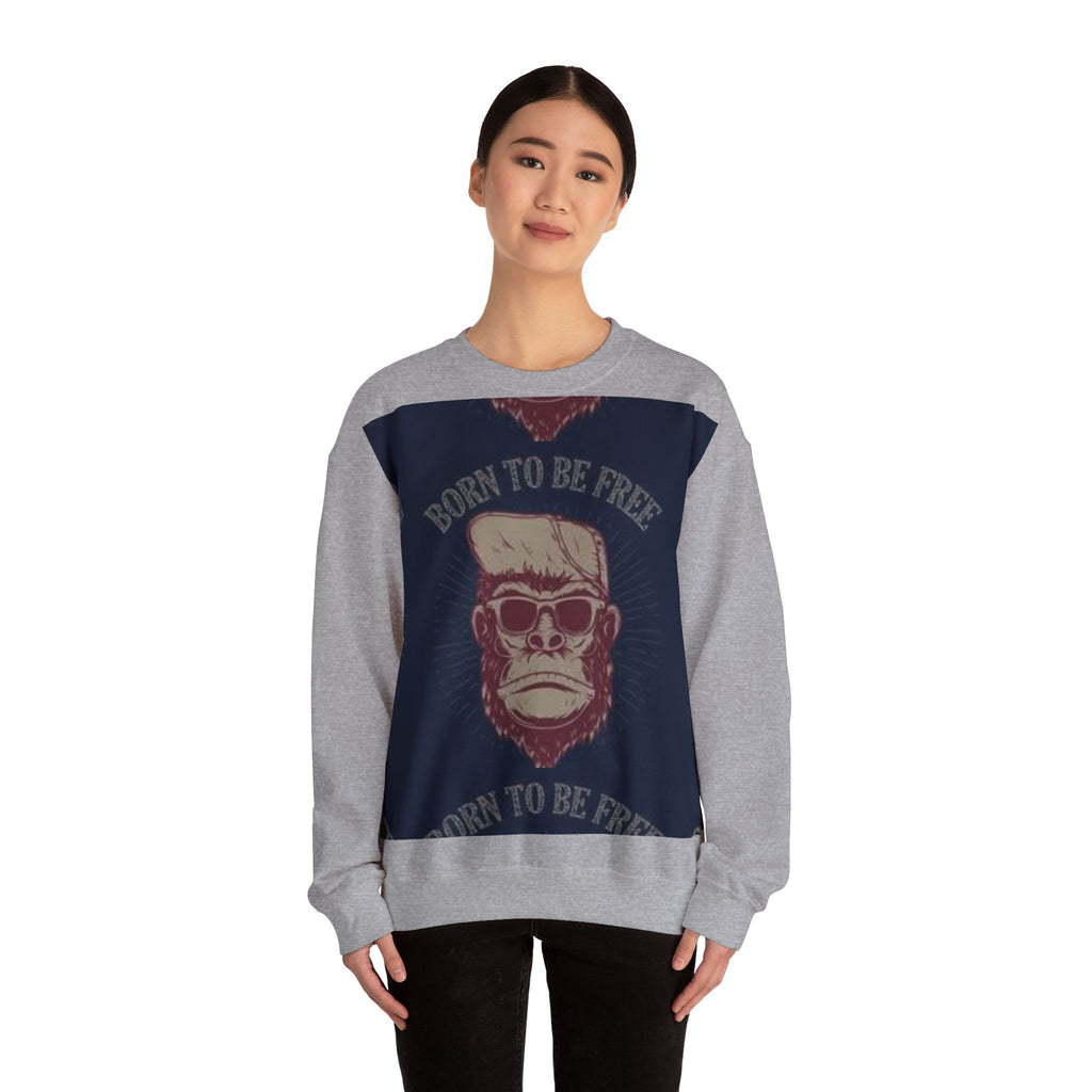 Gorilla Gang 'Born to Be Free' Crewneck Sweatshirt