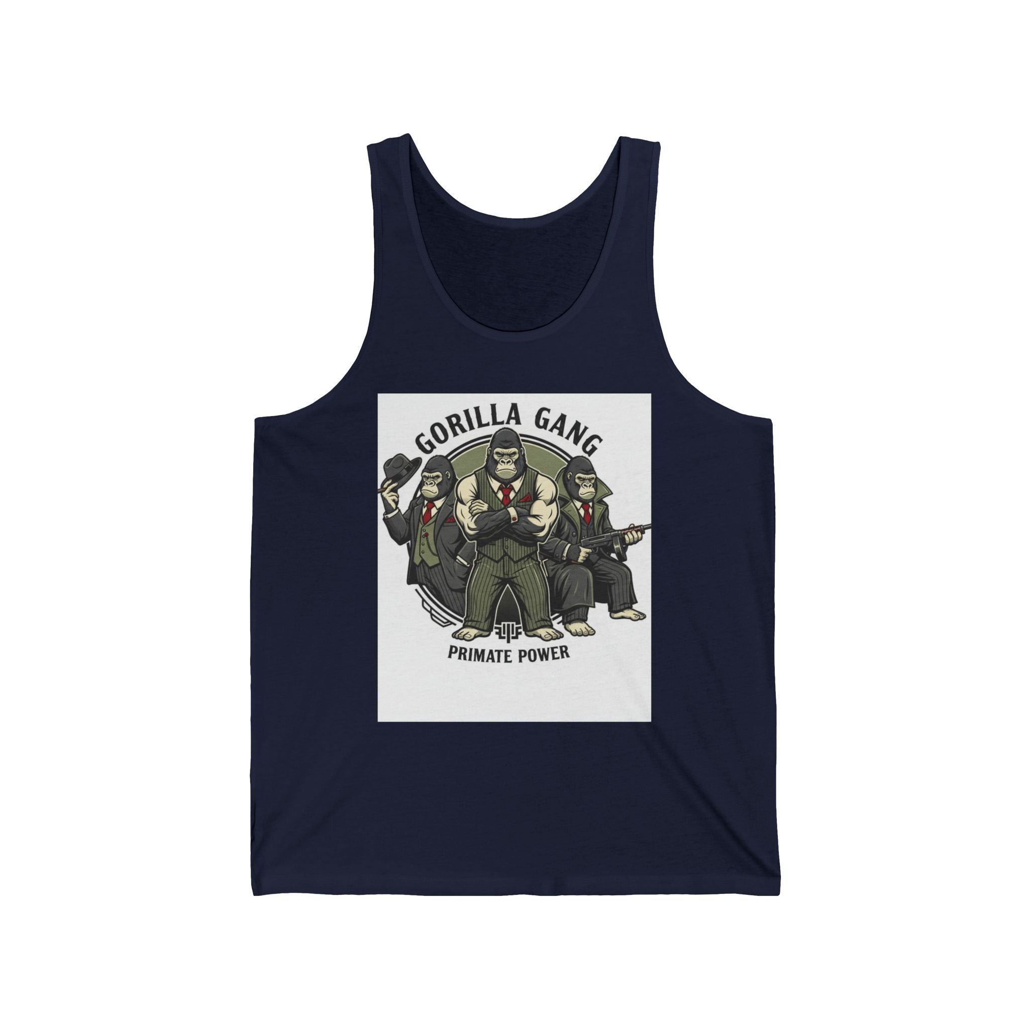 Gorilla Gang Tank Top — 'Gorilla Gang' Primate Power Graphic Tank
