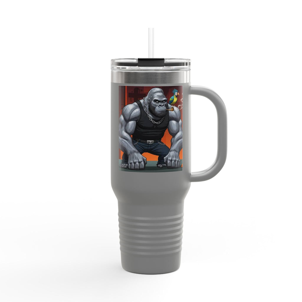 40oz Insulated Travel Mug — Tough Gorilla Graphic Thermal Tumbler