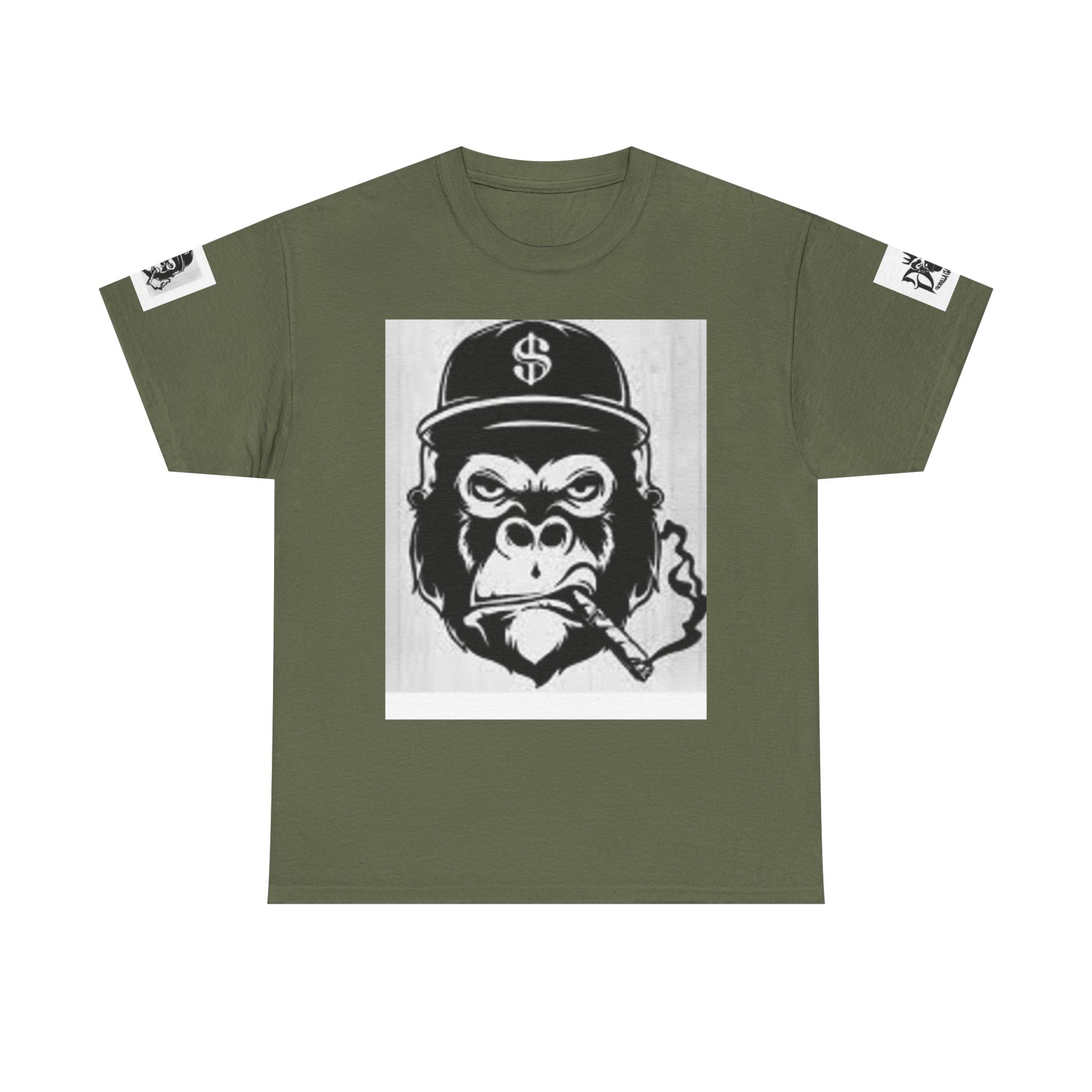 Gorilla Gang Tee – Streetwear Graphic T-Shirt with Smoking Ape Logo