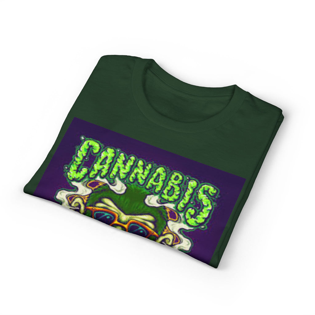 Cannabis Monkey T-Shirt — Retro Smoky Gorilla Graphic Tee