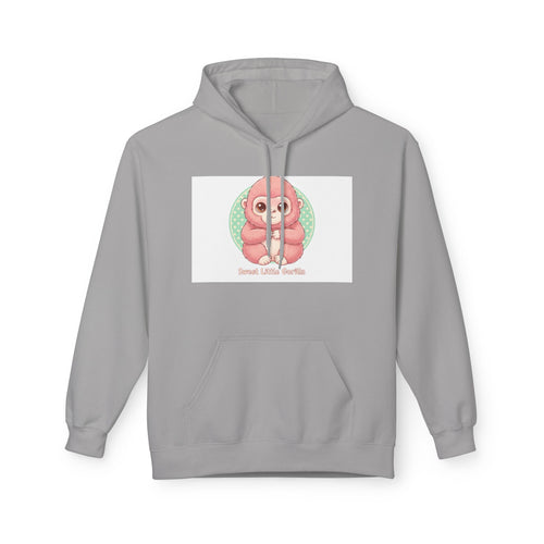 Cute Pink Gorilla Hoodie — "Gorilla Gang" Graphic Pullover