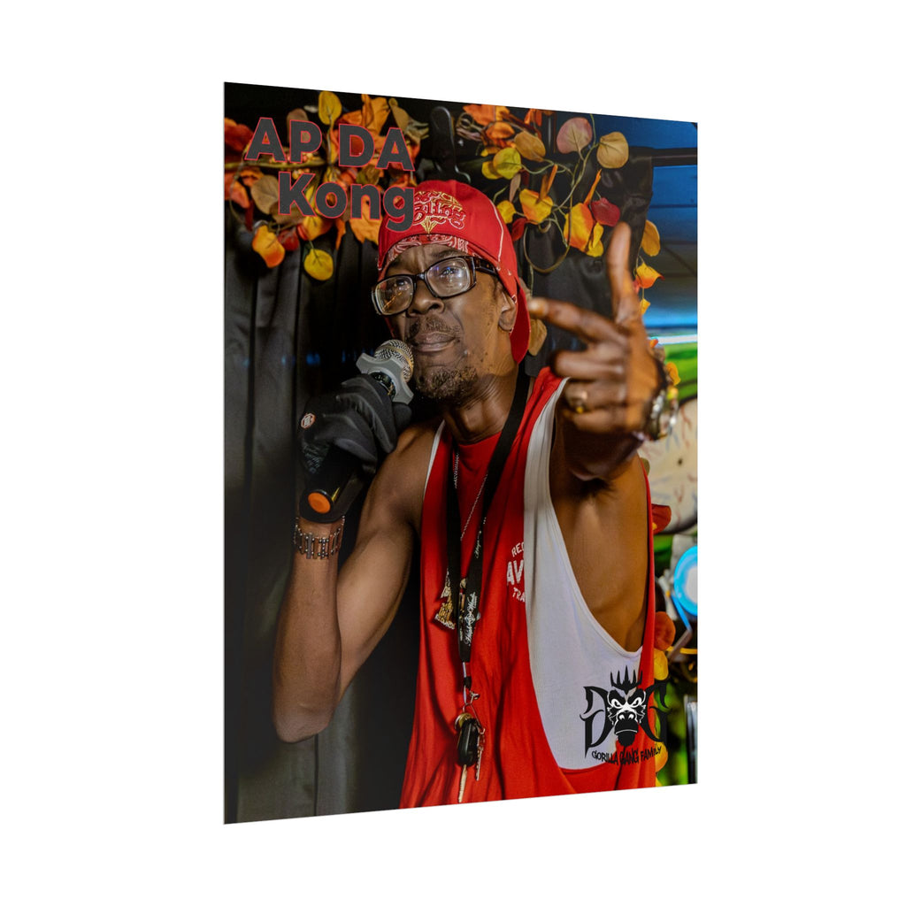 Rolled Poster — Live Reggae Performer Photo Print (Arda Kong)