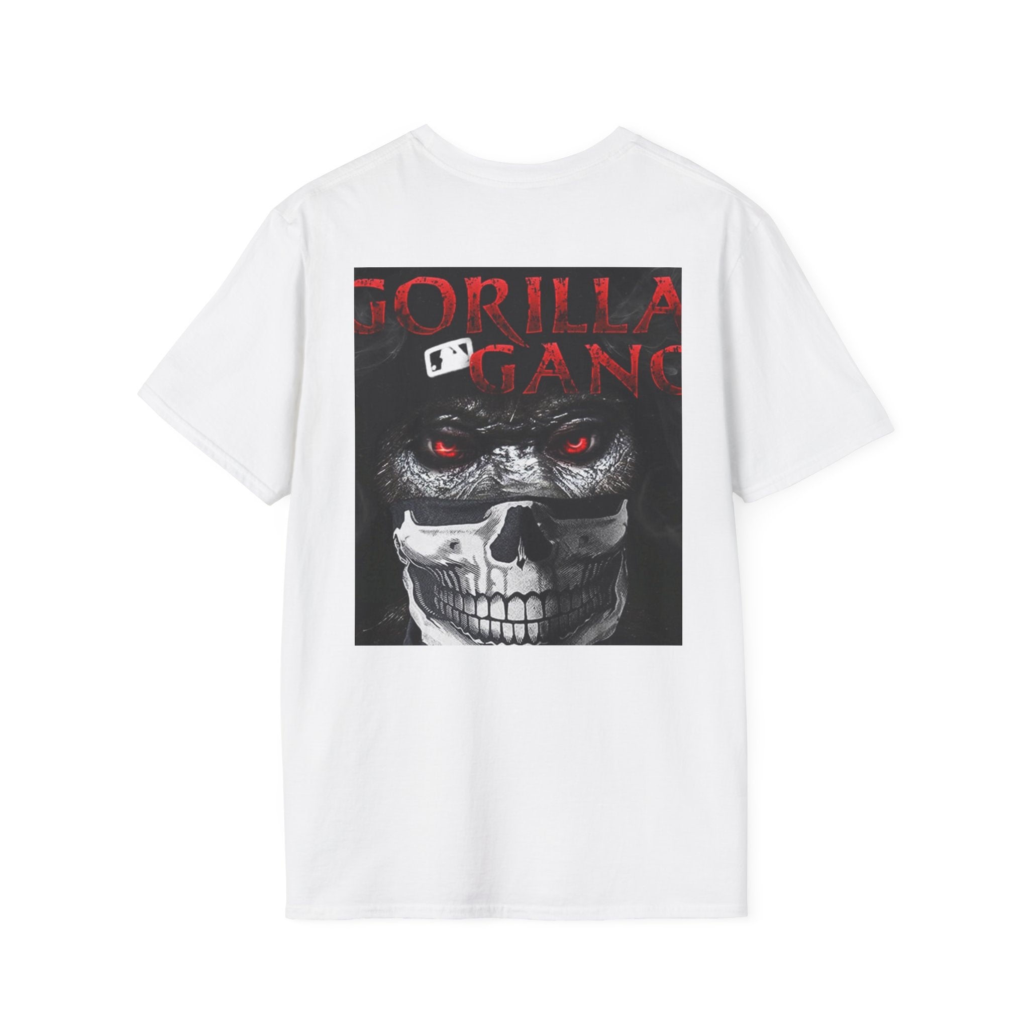 Gorilla Gang Graphic T-Shirt — Fiery Ape Skull Streetwear Tee