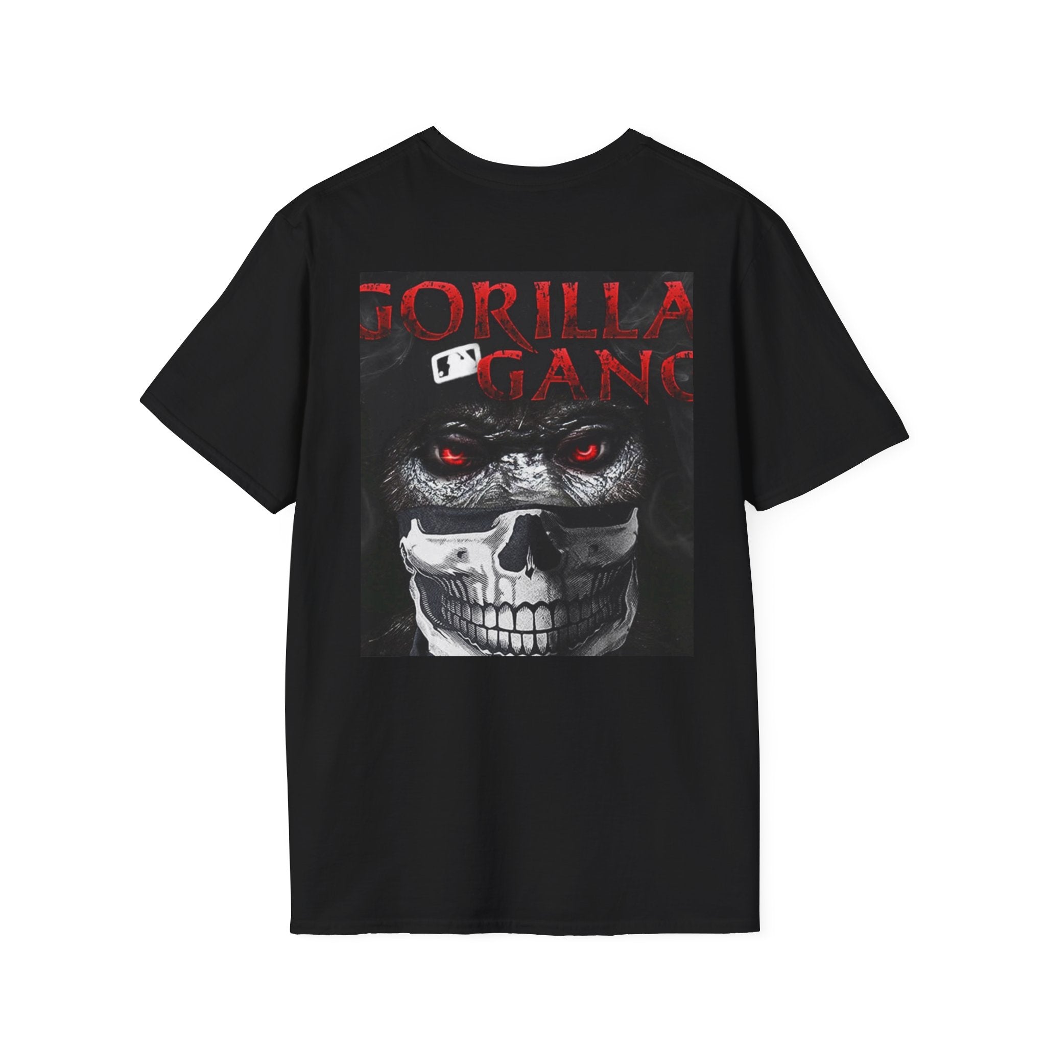 Gorilla Gang Graphic T-Shirt — Fiery Ape Skull Streetwear Tee