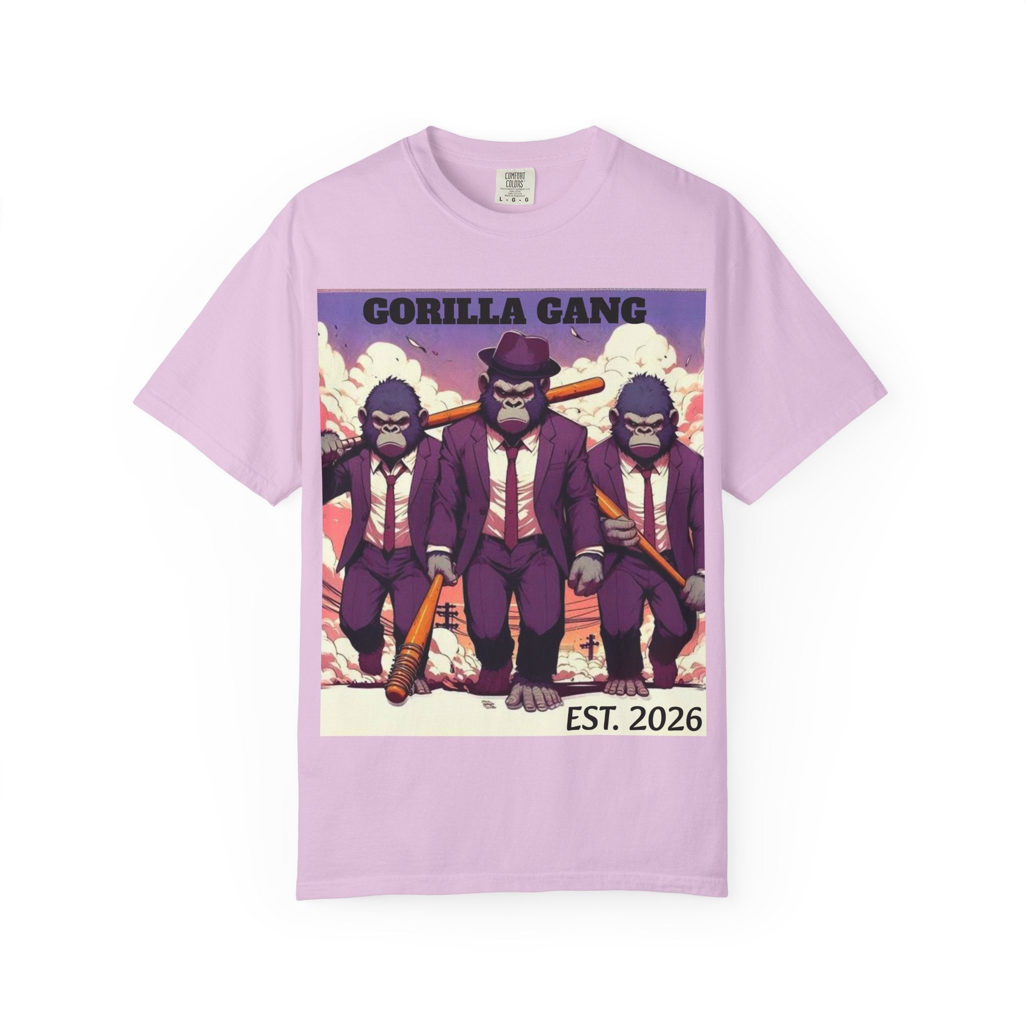Gorilla Gangsters Graphic T-Shirt — Vintage Mob Ape Illustration