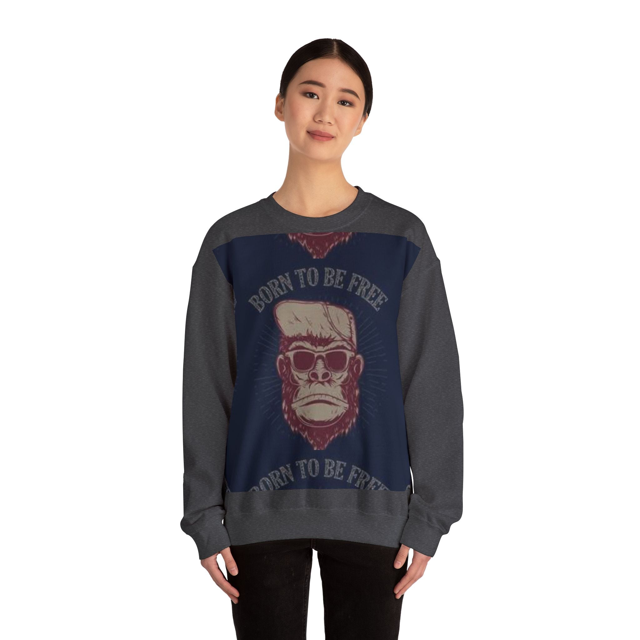 Gorilla Gang 'Born to Be Free' Crewneck Sweatshirt