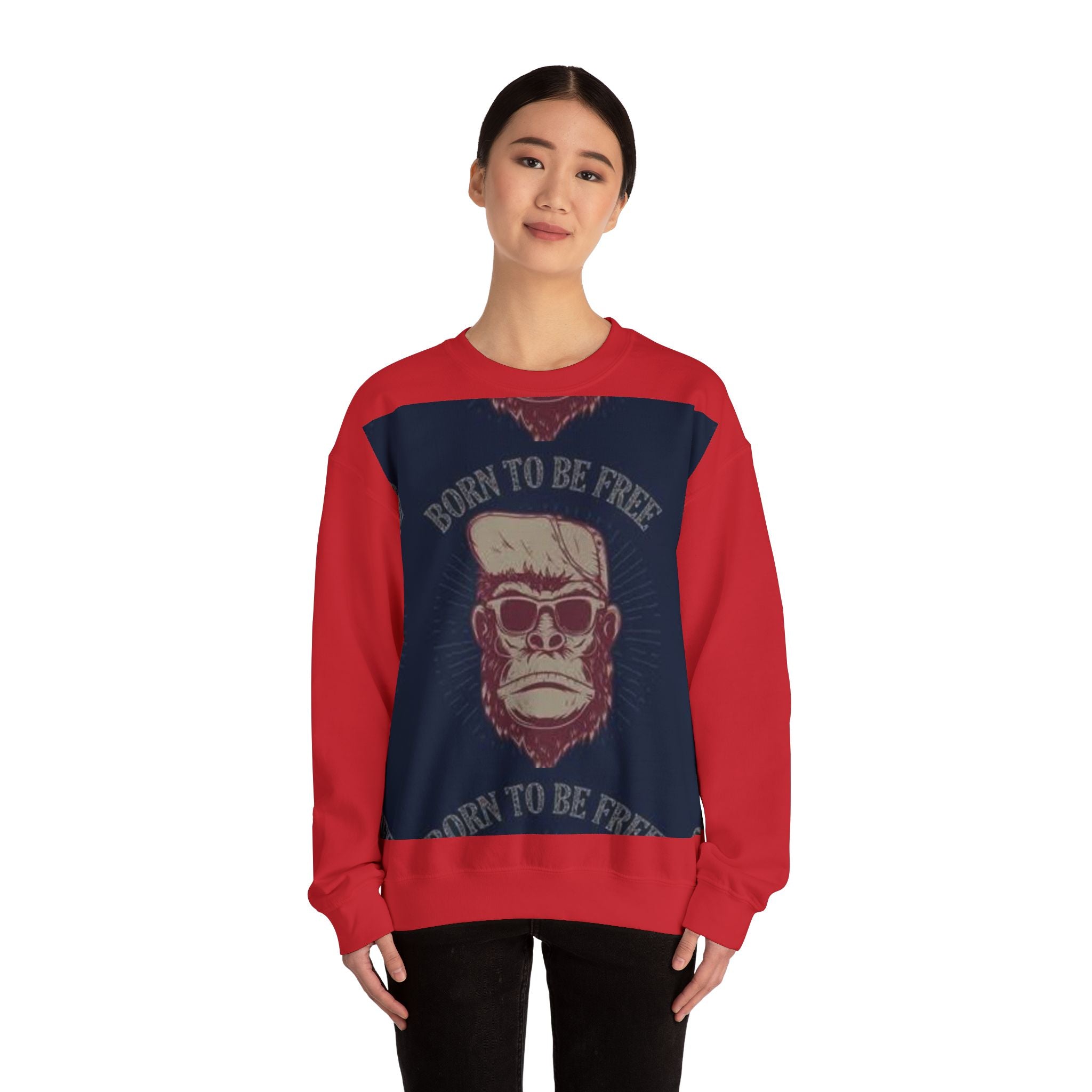 Gorilla Gang 'Born to Be Free' Crewneck Sweatshirt