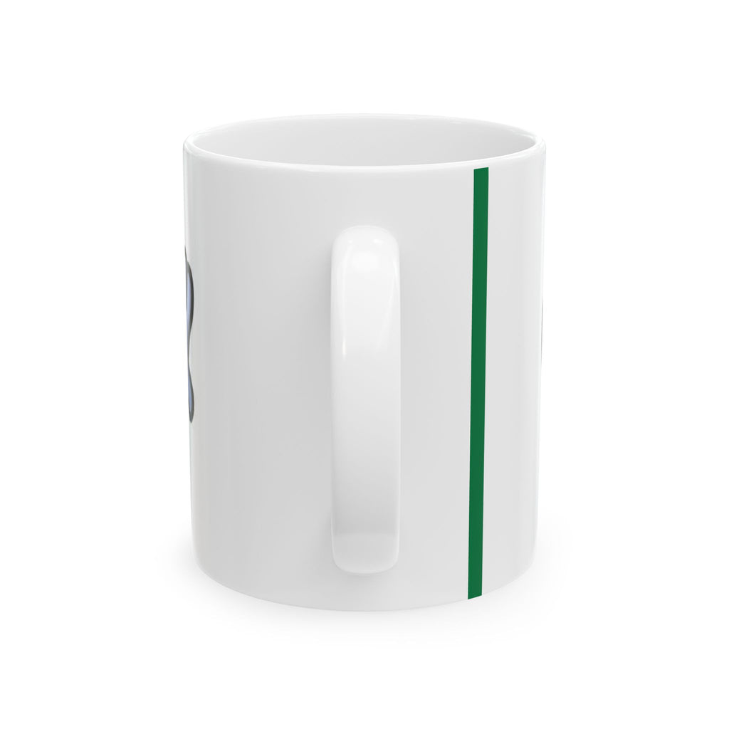 Dabbing Blue Gorilla Ceramic Mug – Funny Cute Ape Coffee Cup (11oz, 15oz)