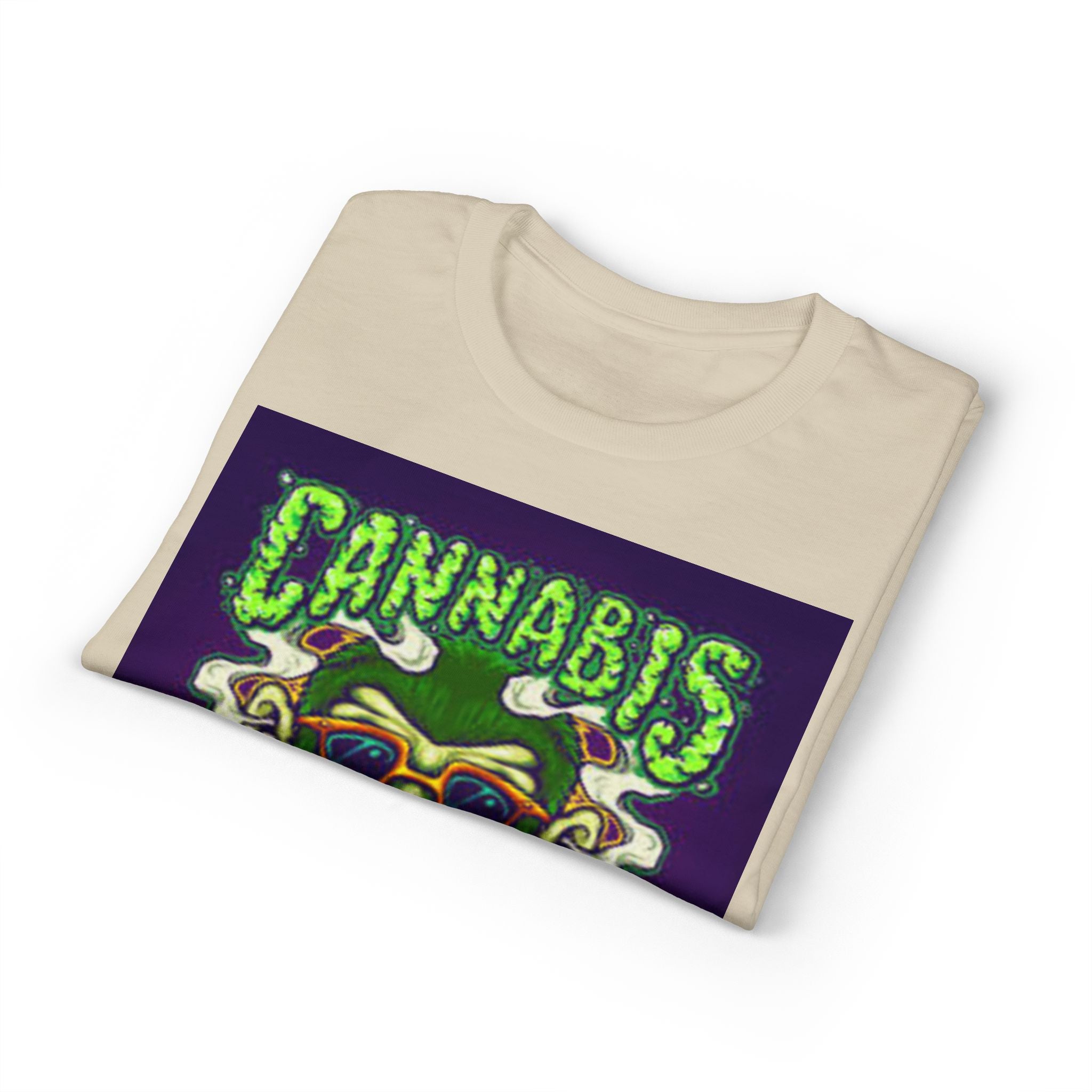 Cannabis Monkey T-Shirt — Retro Smoky Gorilla Graphic Tee