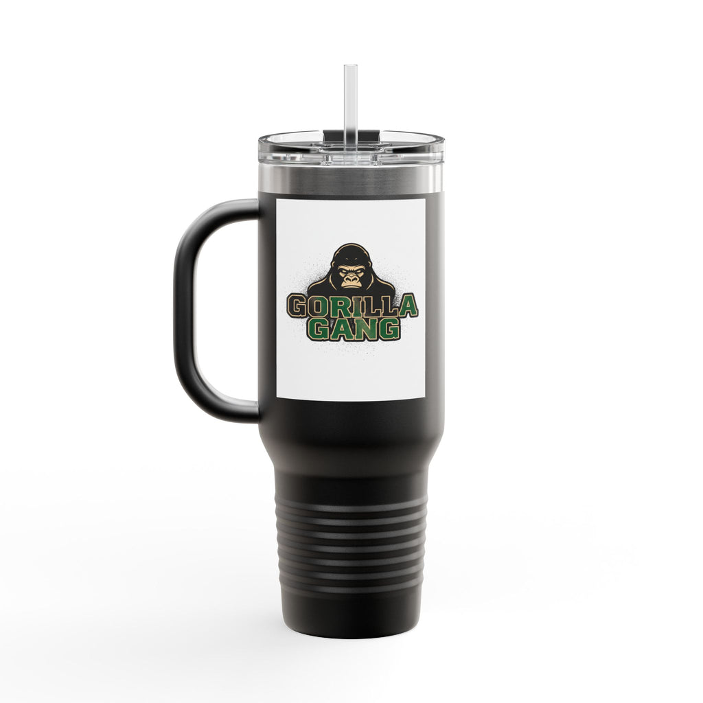 40oz Insulated Travel Mug — Tough Gorilla Graphic Thermal Tumbler