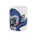 Dabbing Blue Gorilla Ceramic Mug – Funny Cute Ape Coffee Cup (11oz, 15oz)