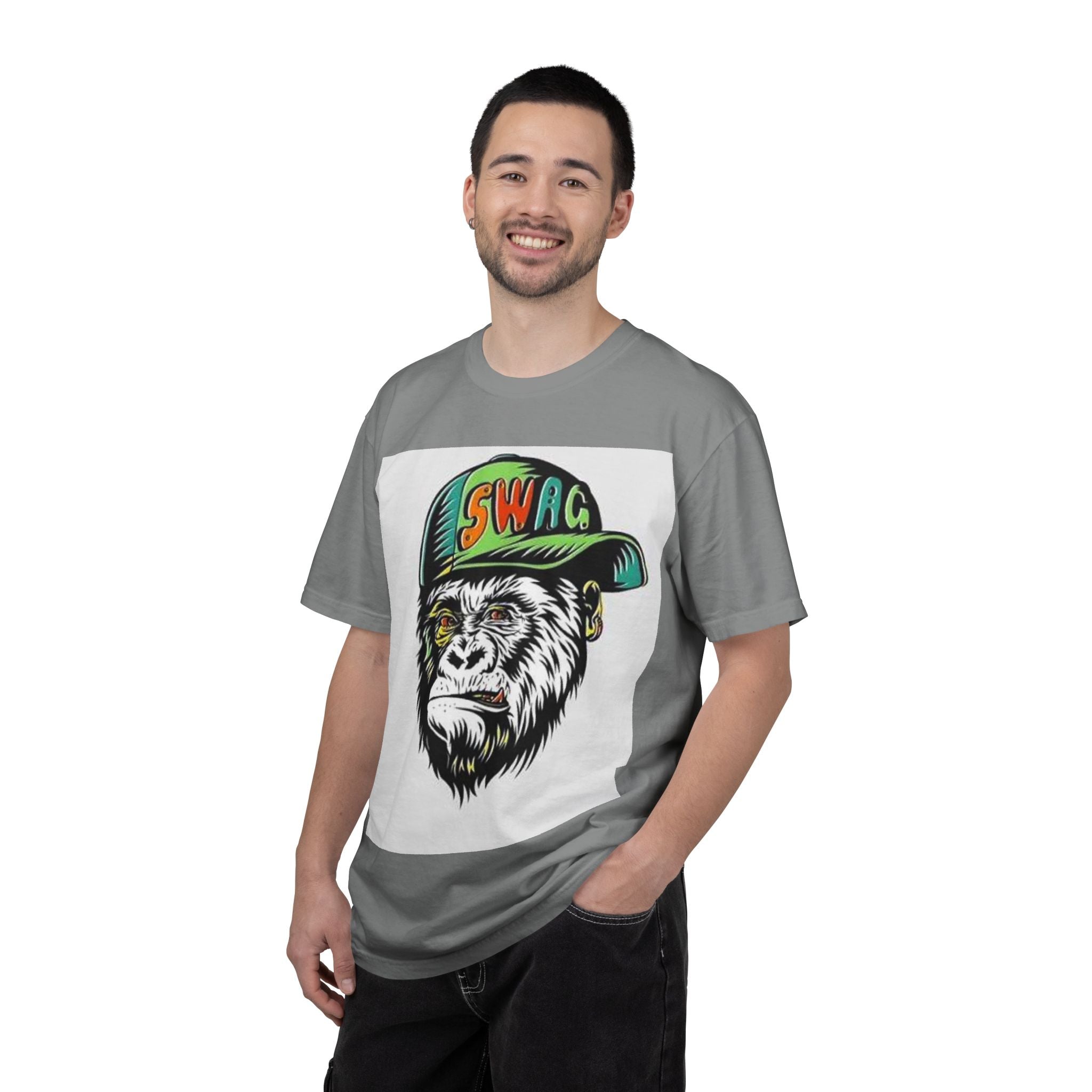 Chimpanzee 'SWAG' & 'CHILL' Graphic T-Shirt