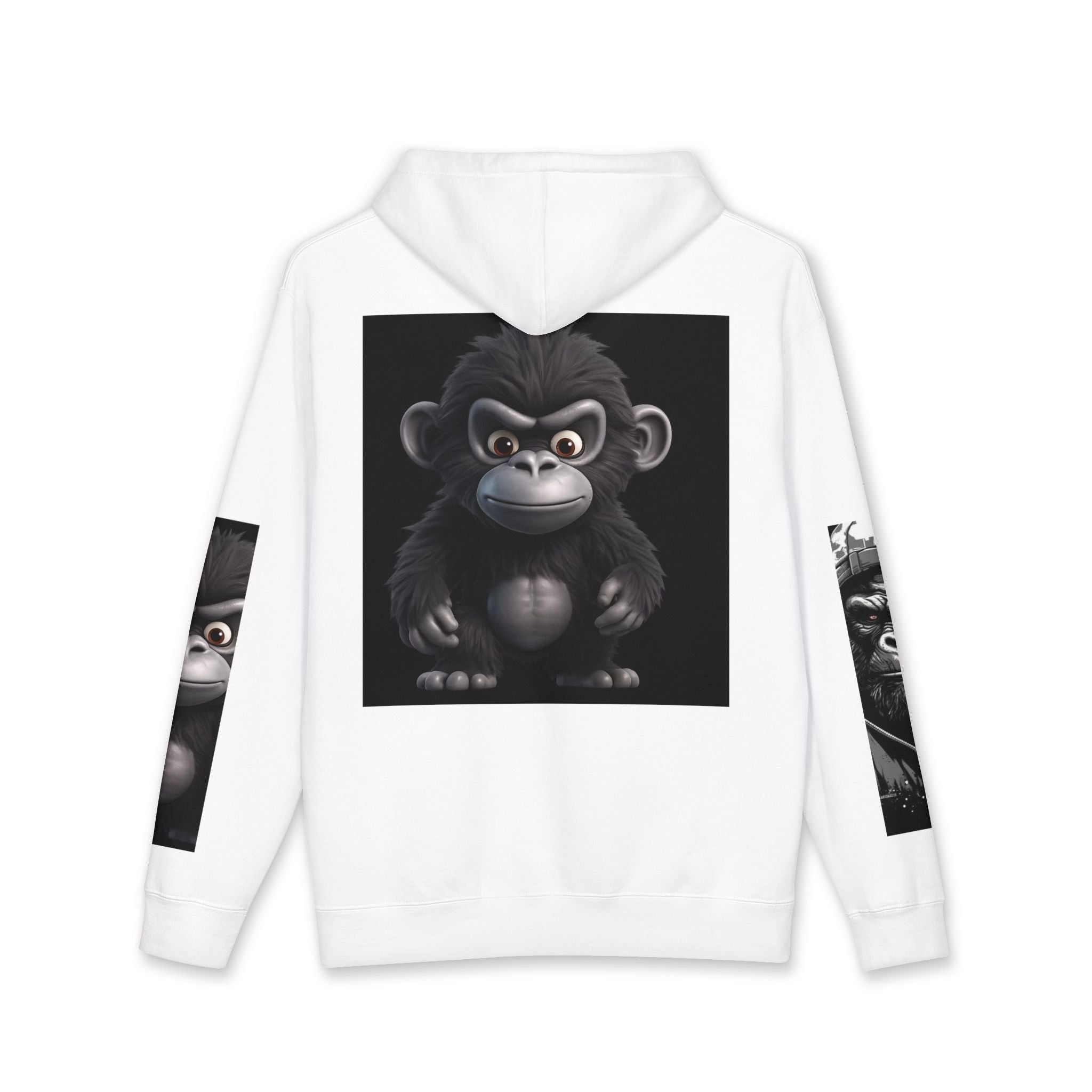 Gorilla Graphic Hoodie — Cute Cartoon Ape Pullover
