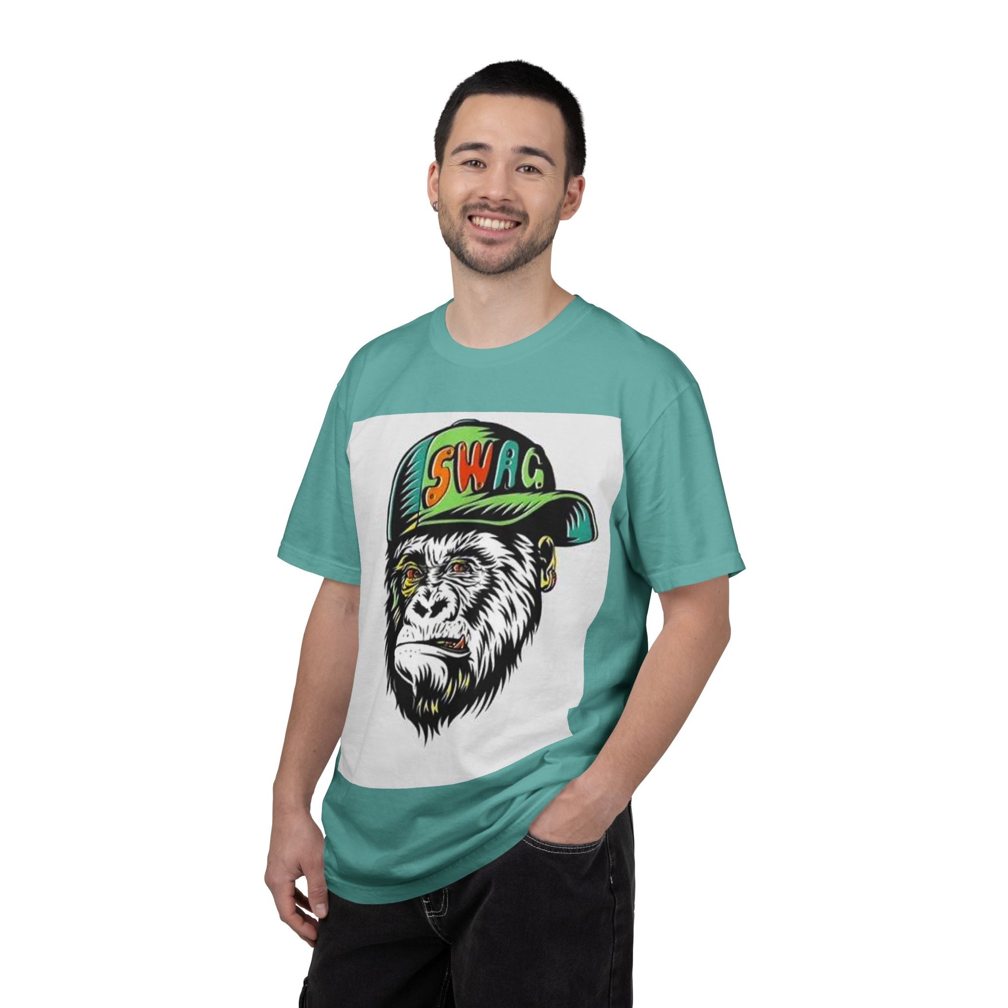 Chimpanzee 'SWAG' & 'CHILL' Graphic T-Shirt