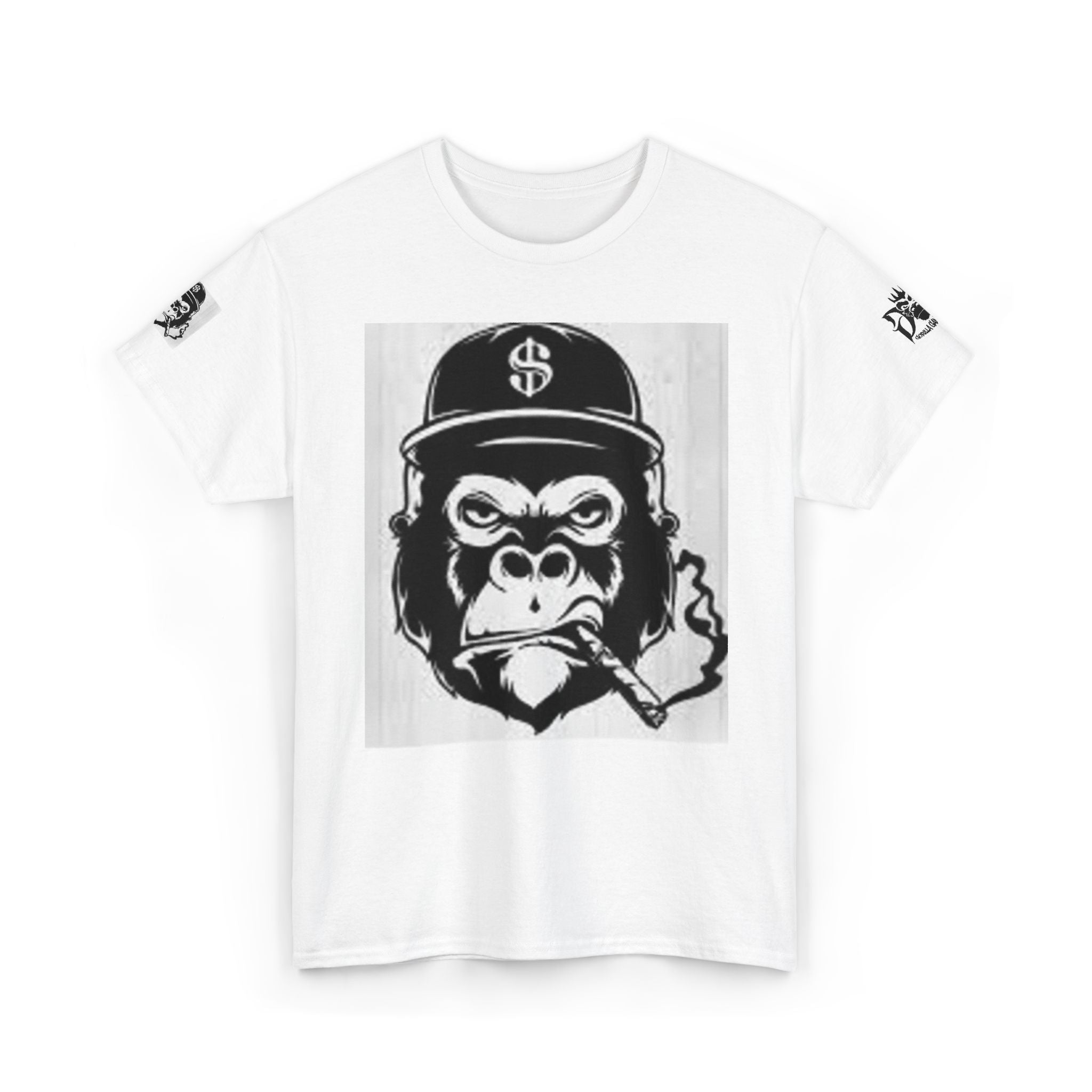 Gorilla Gang Tee – Streetwear Graphic T-Shirt with Smoking Ape Logo