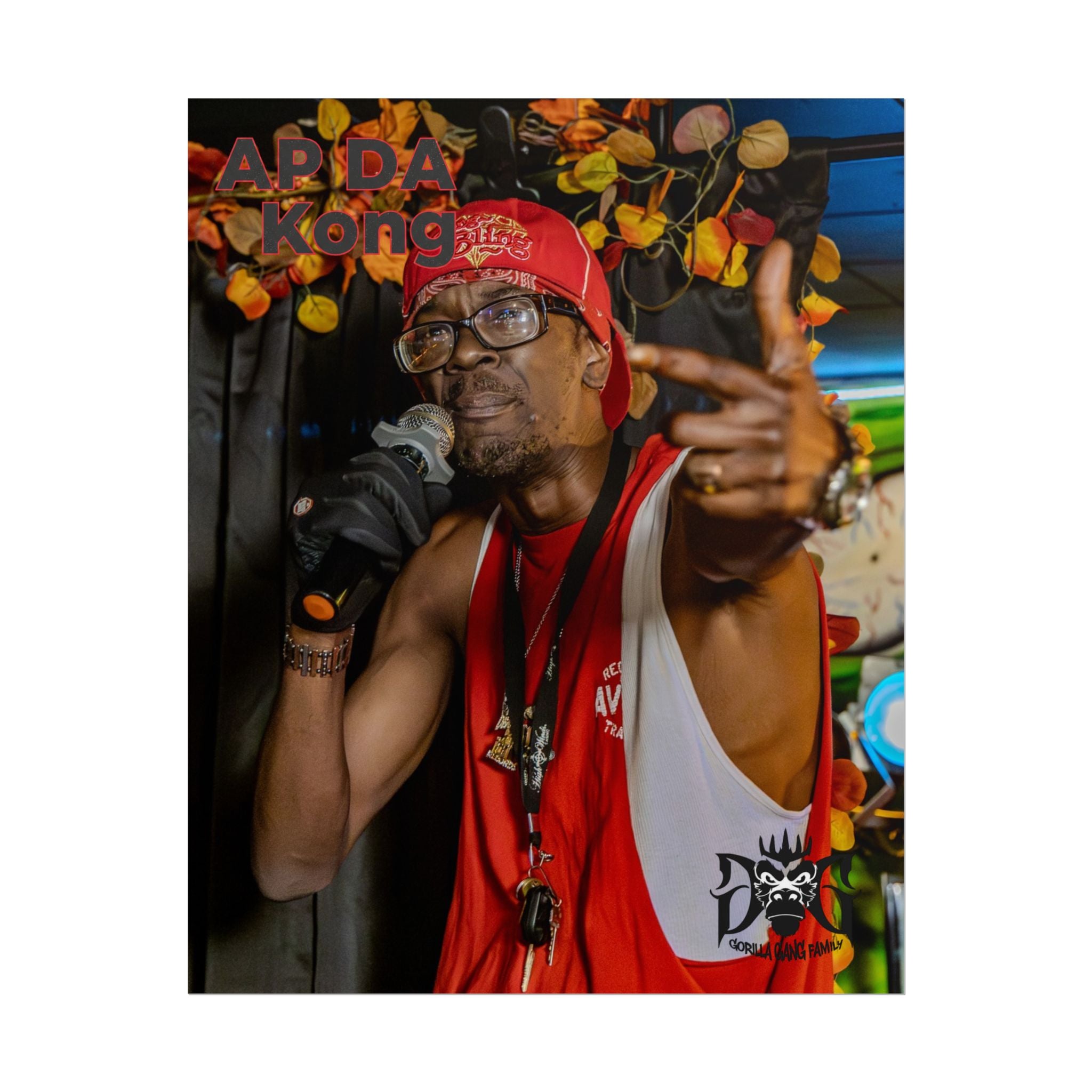 Rolled Poster — Live Reggae Performer Photo Print (Arda Kong)