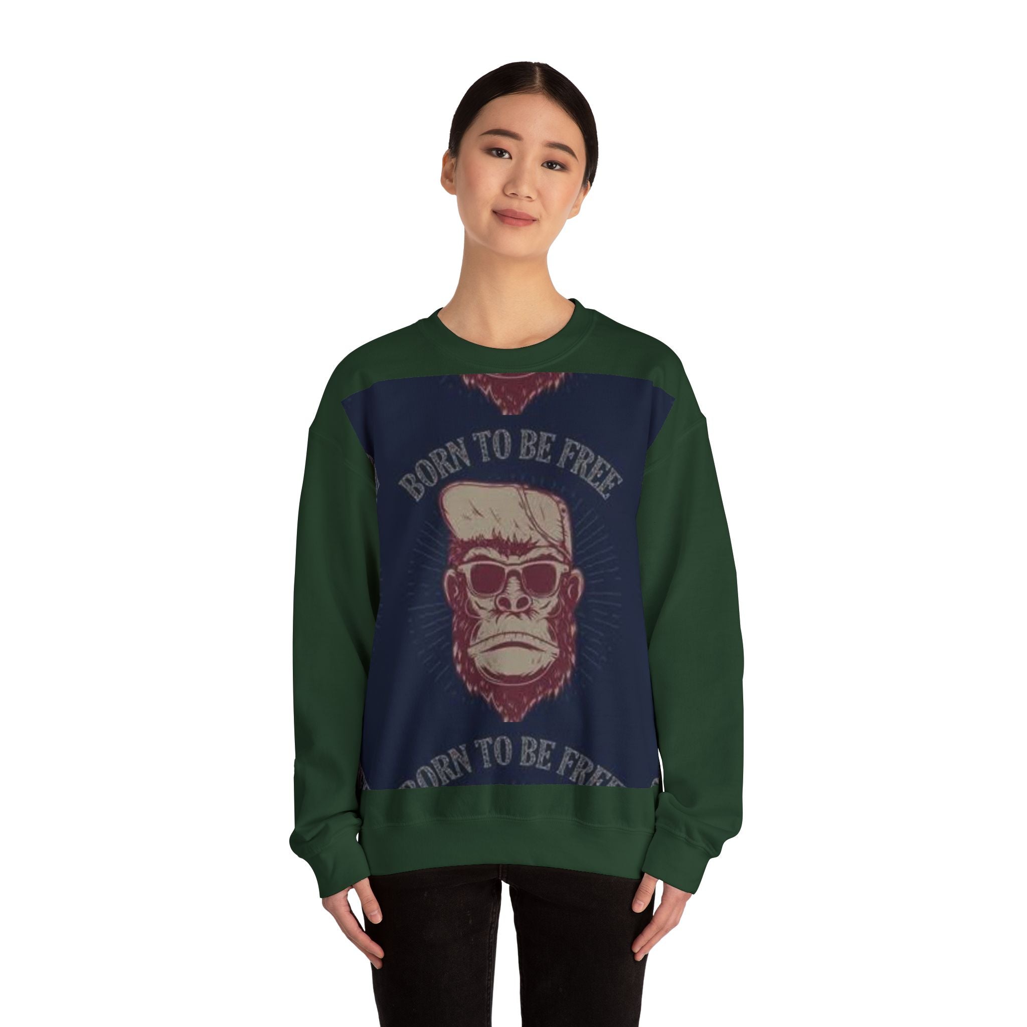 Gorilla Gang 'Born to Be Free' Crewneck Sweatshirt