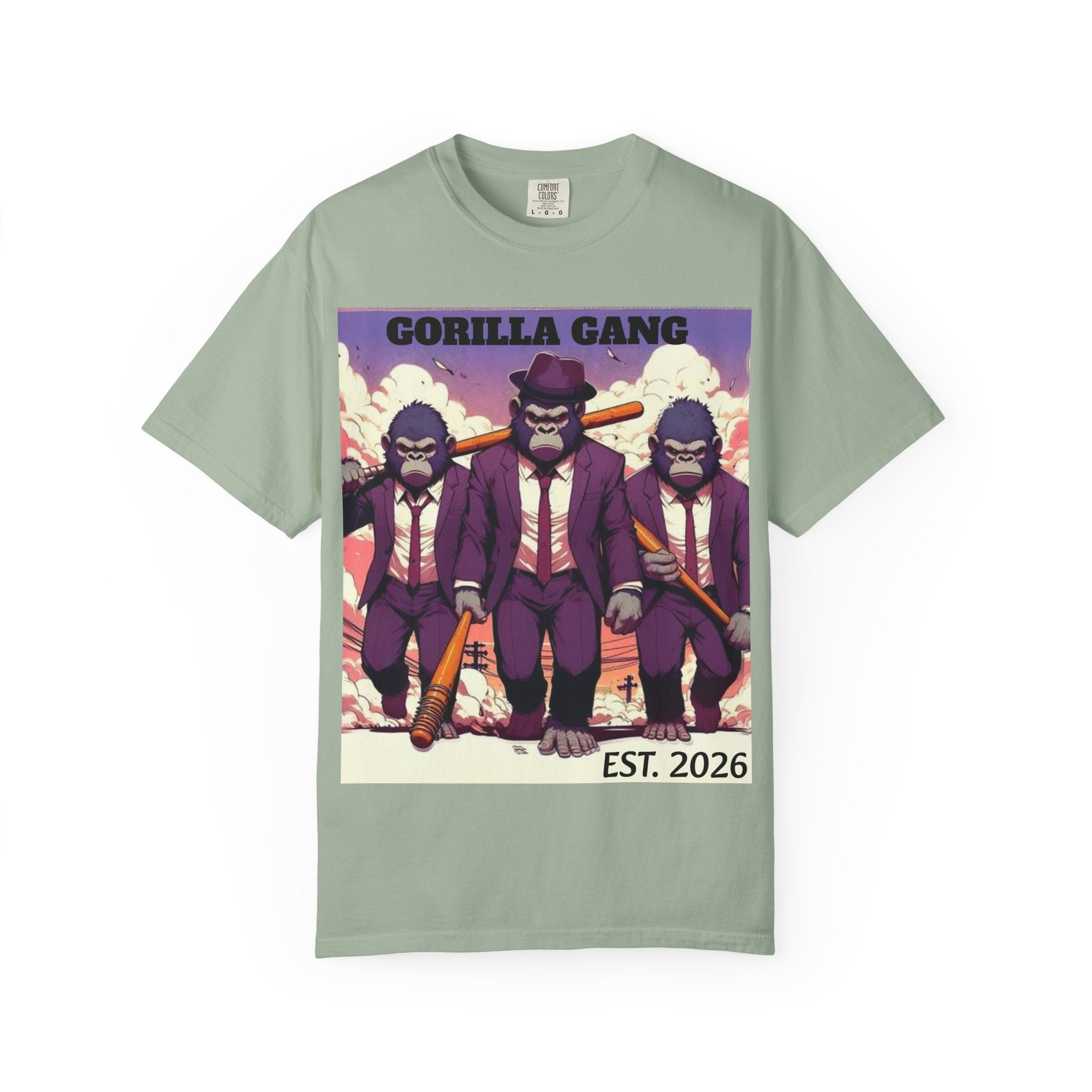 Gorilla Gangsters Graphic T-Shirt — Vintage Mob Ape Illustration