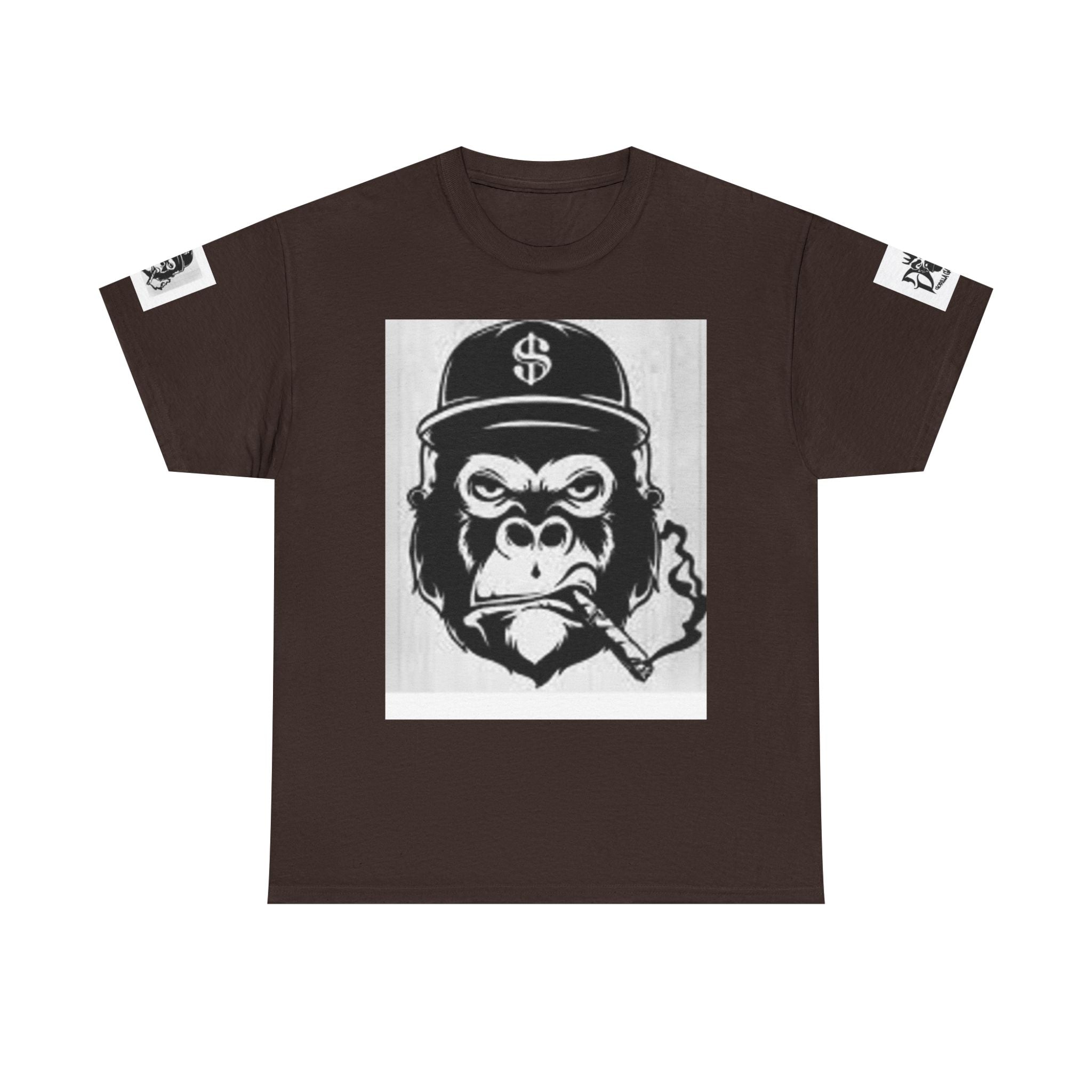 Gorilla Gang Tee – Streetwear Graphic T-Shirt with Smoking Ape Logo
