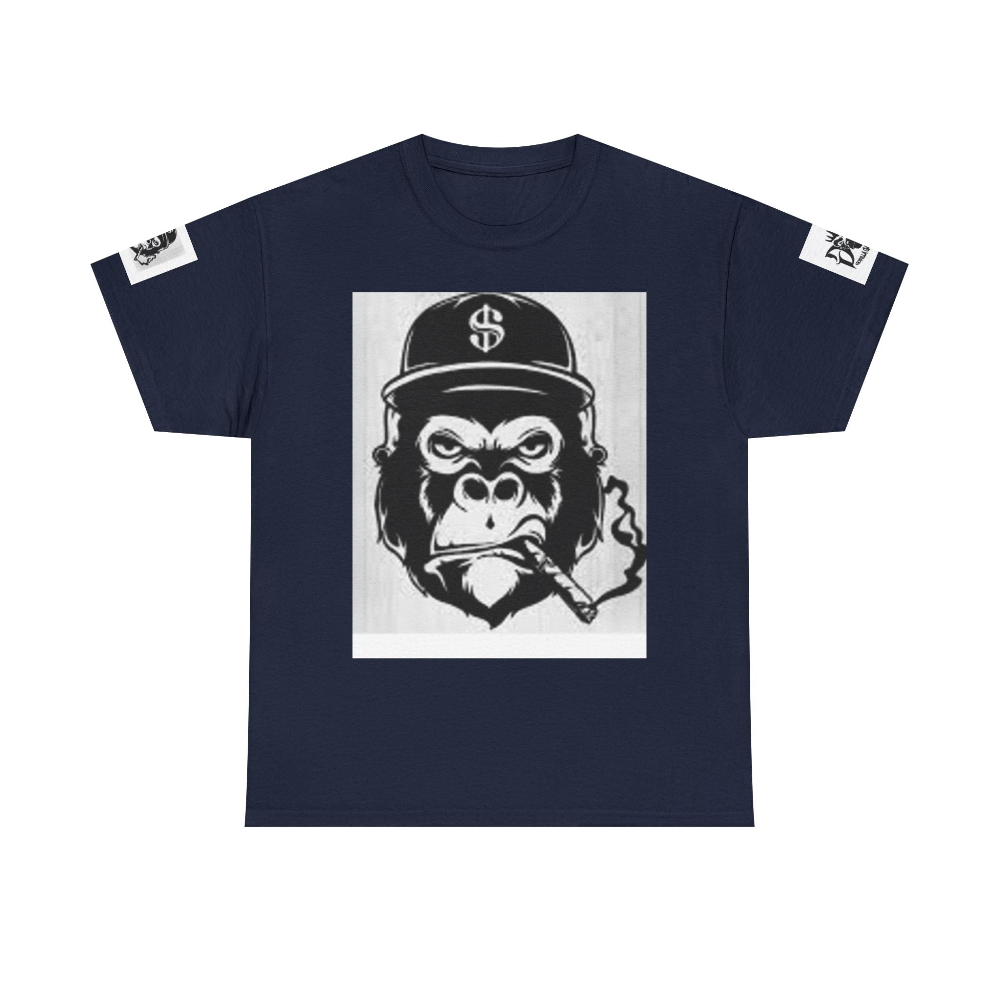 Gorilla Gang Tee – Streetwear Graphic T-Shirt with Smoking Ape Logo