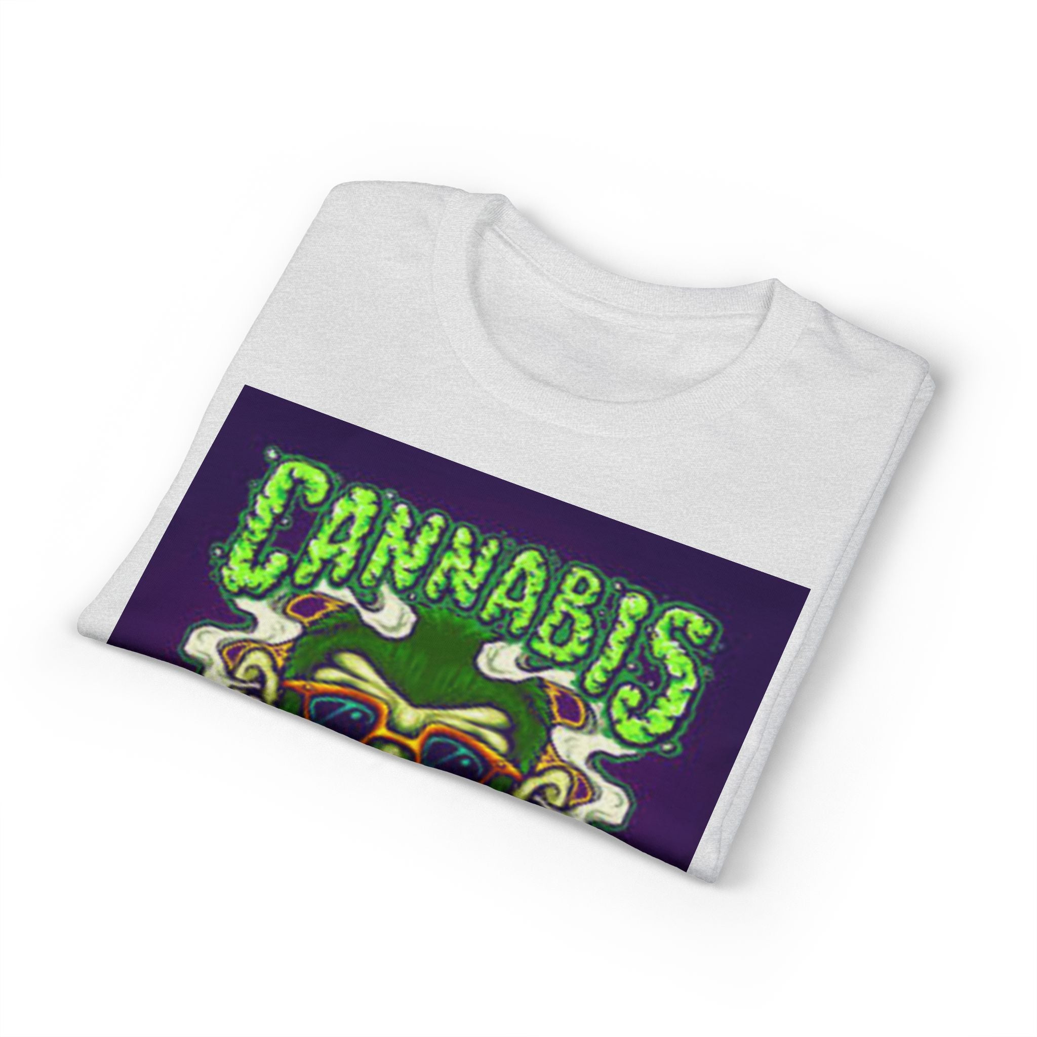 Cannabis Monkey T-Shirt — Retro Smoky Gorilla Graphic Tee