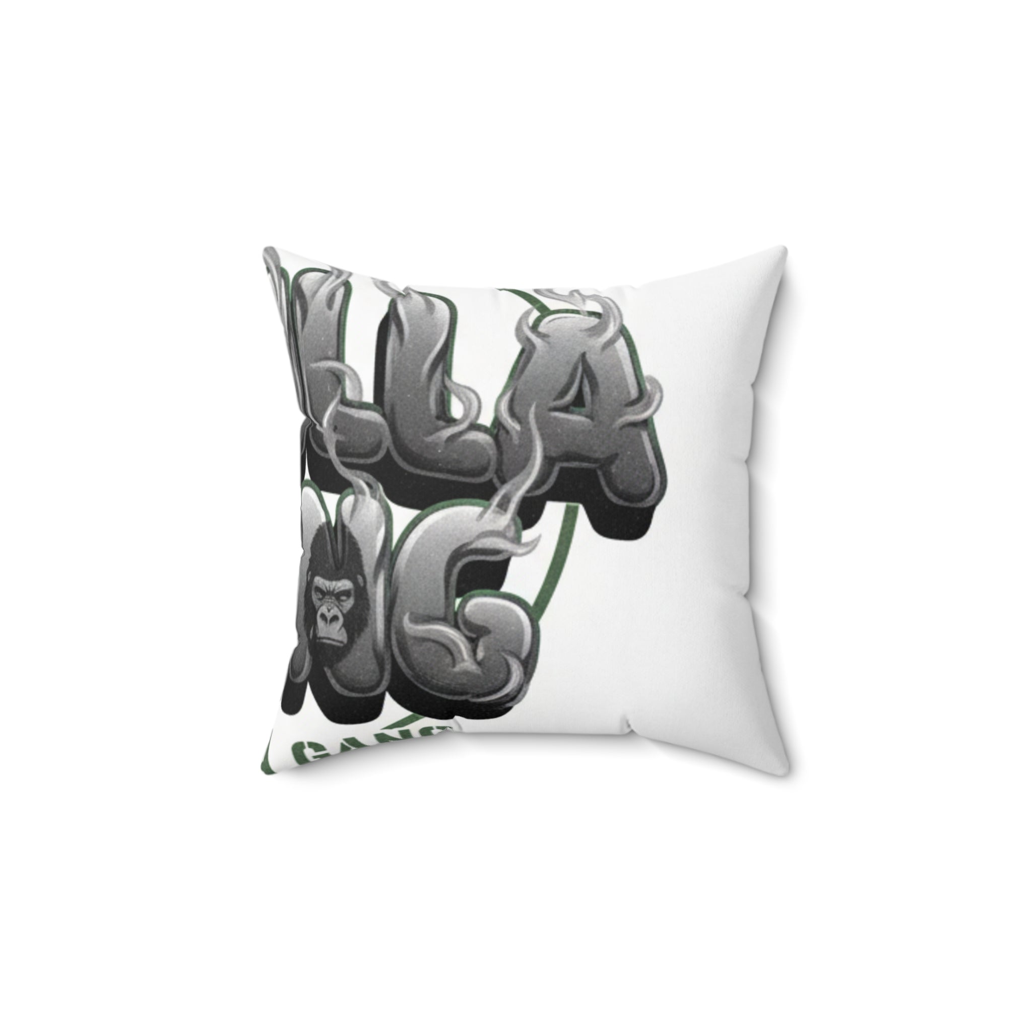 Gorilla Balloons Decorative Throw Pillow — Fun Animal Graphic Accent