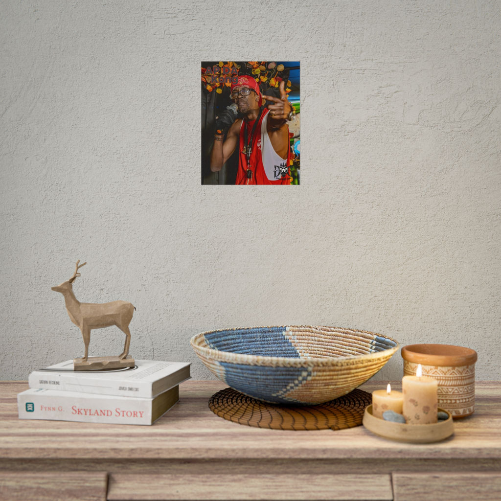 Rolled Poster — Live Reggae Performer Photo Print (Arda Kong)