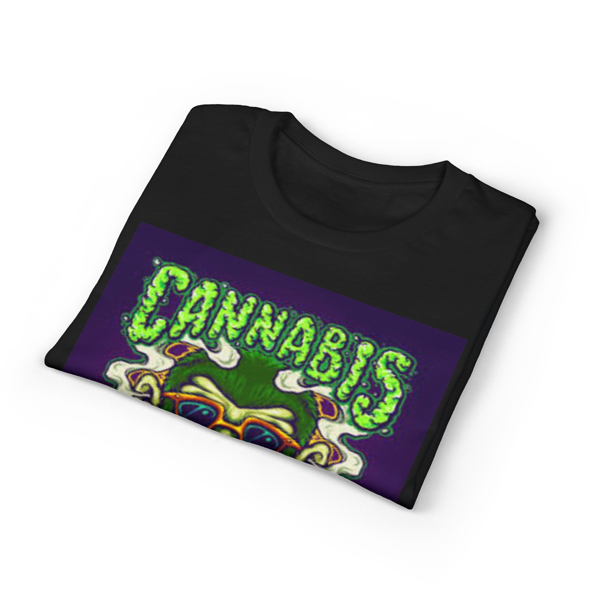 Cannabis Monkey T-Shirt — Retro Smoky Gorilla Graphic Tee