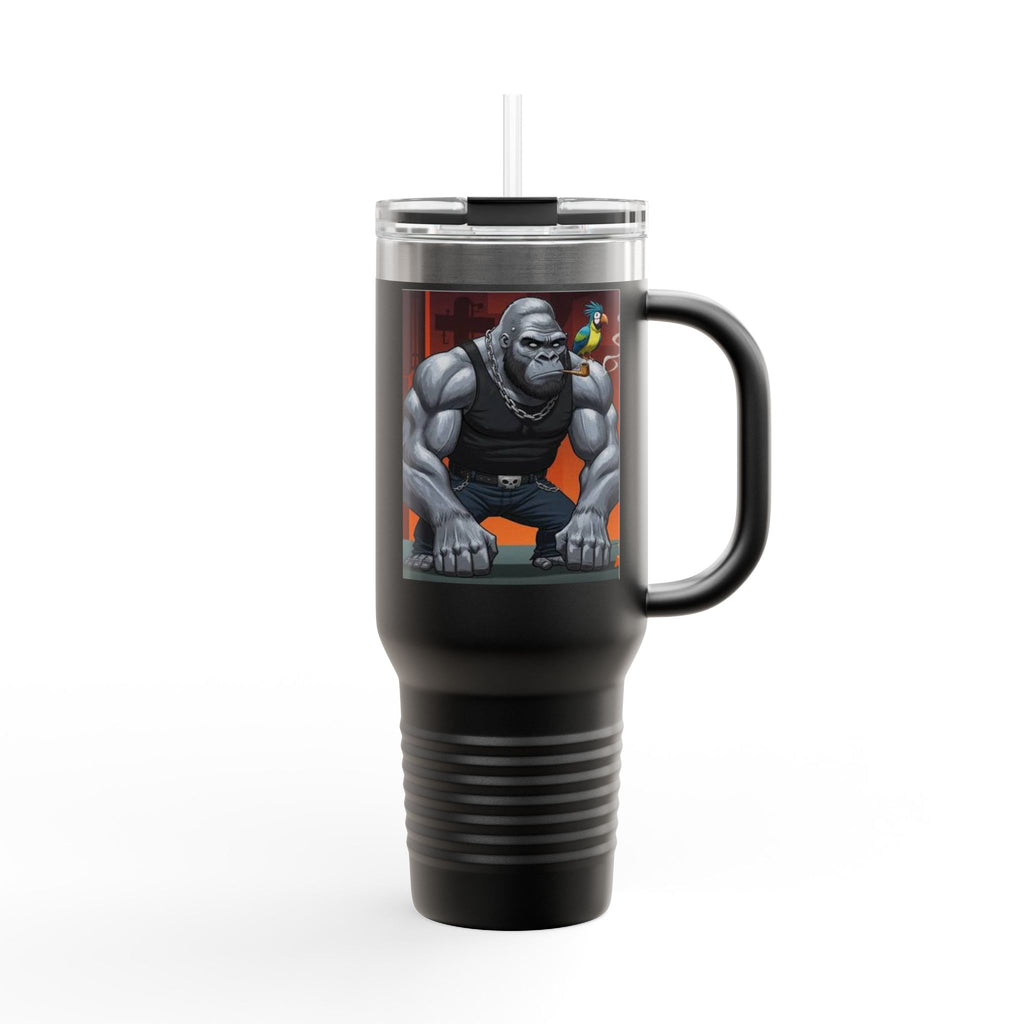 40oz Insulated Travel Mug — Tough Gorilla Graphic Thermal Tumbler