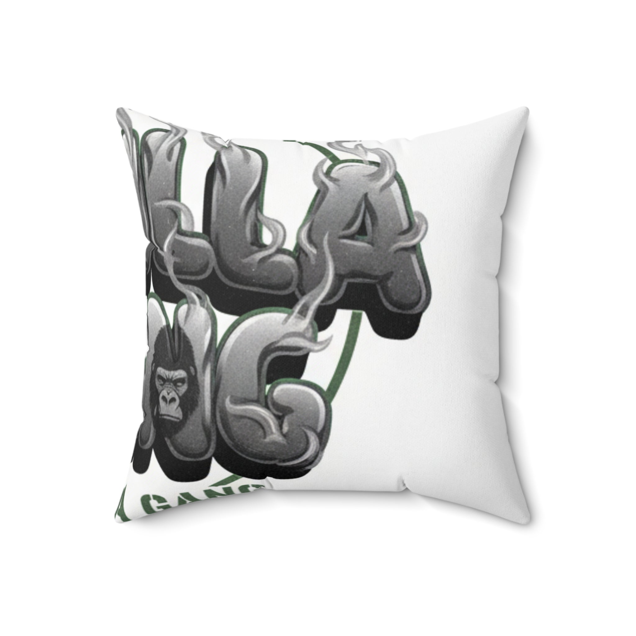 Gorilla Balloons Decorative Throw Pillow — Fun Animal Graphic Accent