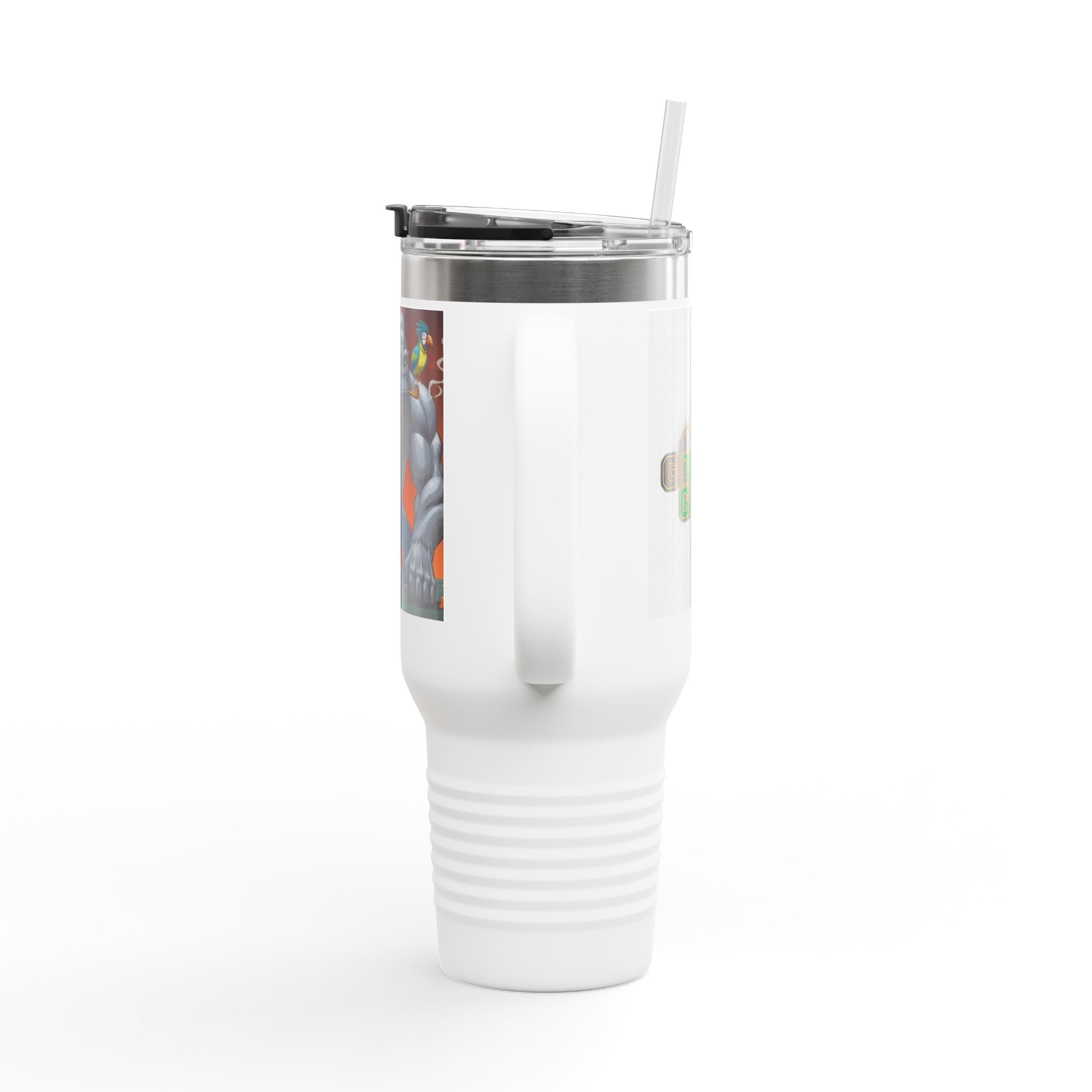 40oz Insulated Travel Mug — Tough Gorilla Graphic Thermal Tumbler