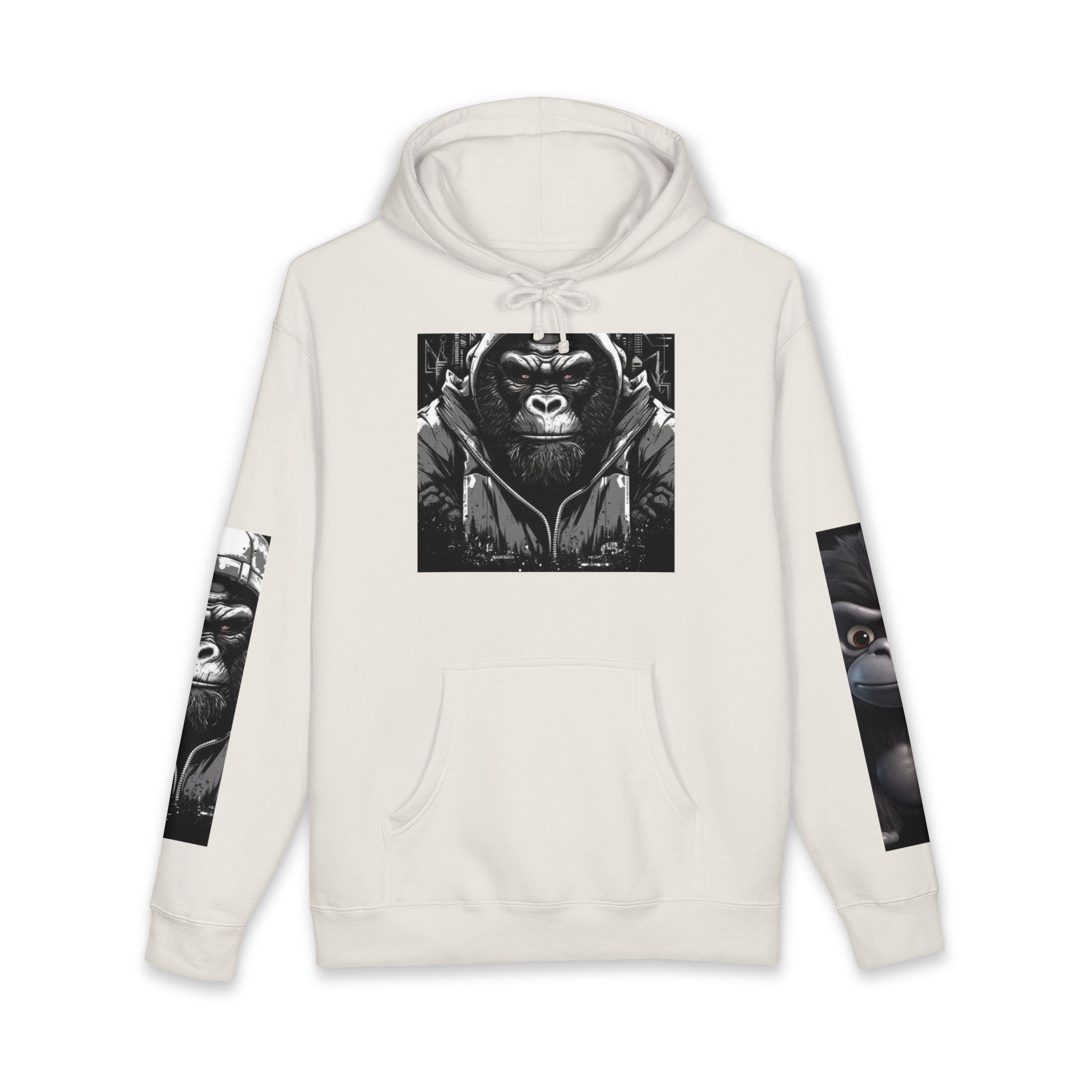 Gorilla Graphic Hoodie — Cute Cartoon Ape Pullover