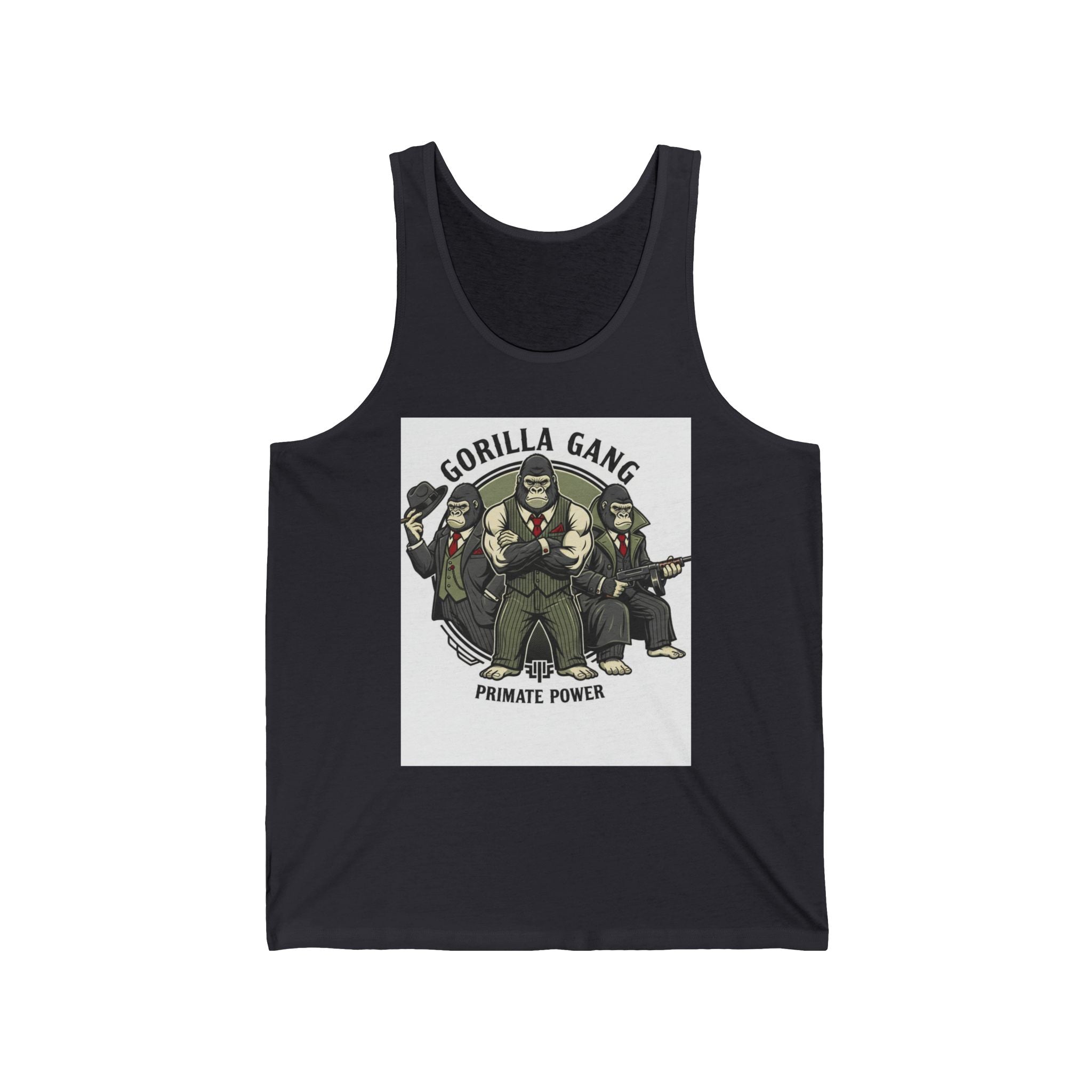 Gorilla Gang Tank Top — 'Gorilla Gang' Primate Power Graphic Tank
