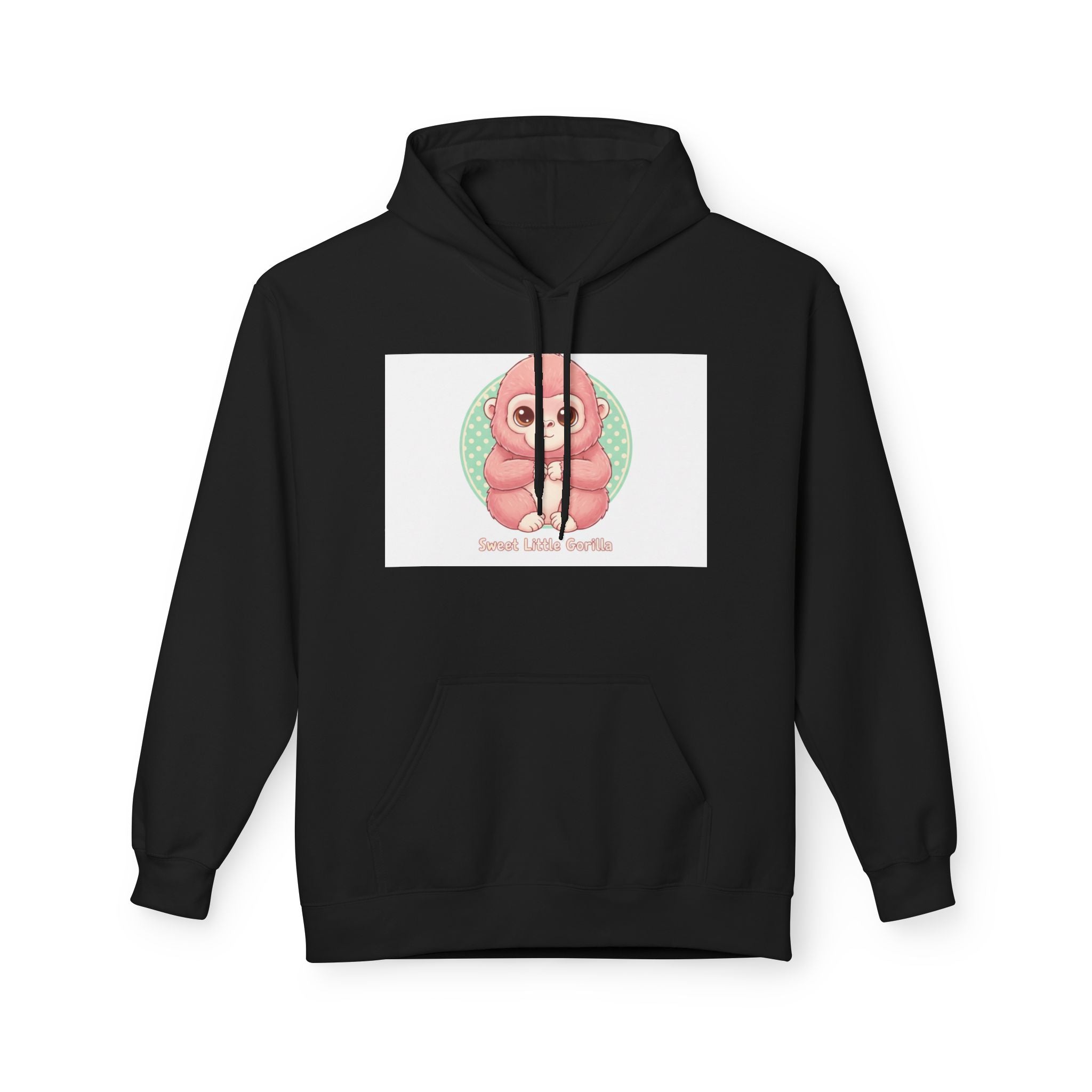 Cute Pink Gorilla Hoodie — "Gorilla Gang" Graphic Pullover