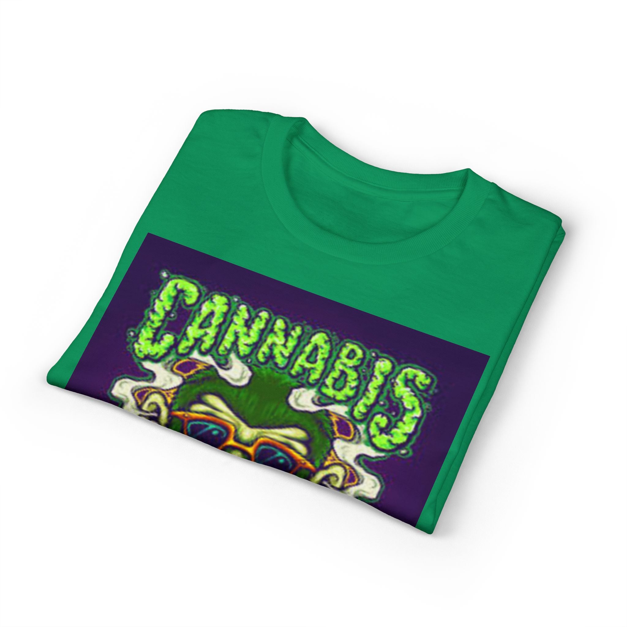 Cannabis Monkey T-Shirt — Retro Smoky Gorilla Graphic Tee