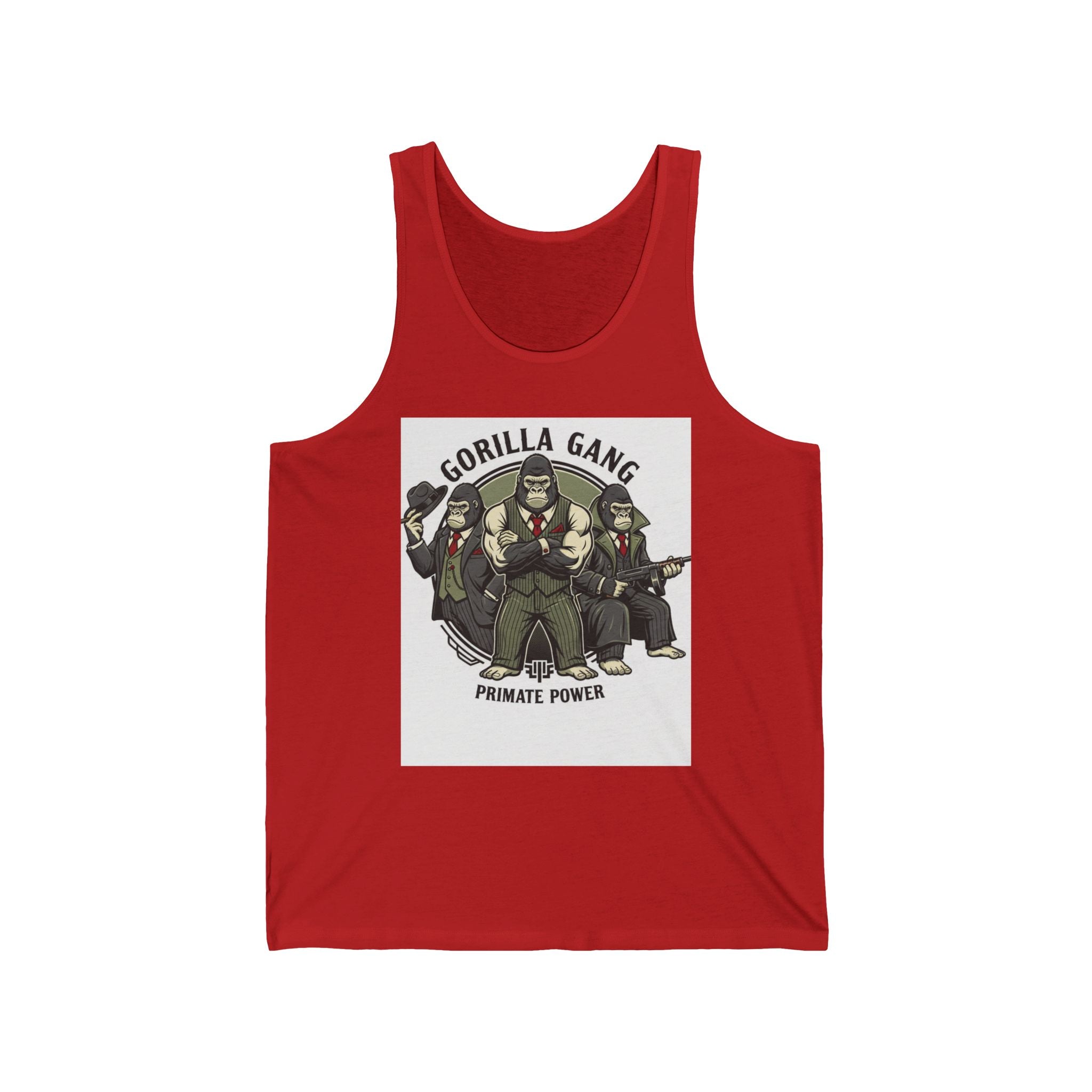 Gorilla Gang Tank Top — 'Gorilla Gang' Primate Power Graphic Tank