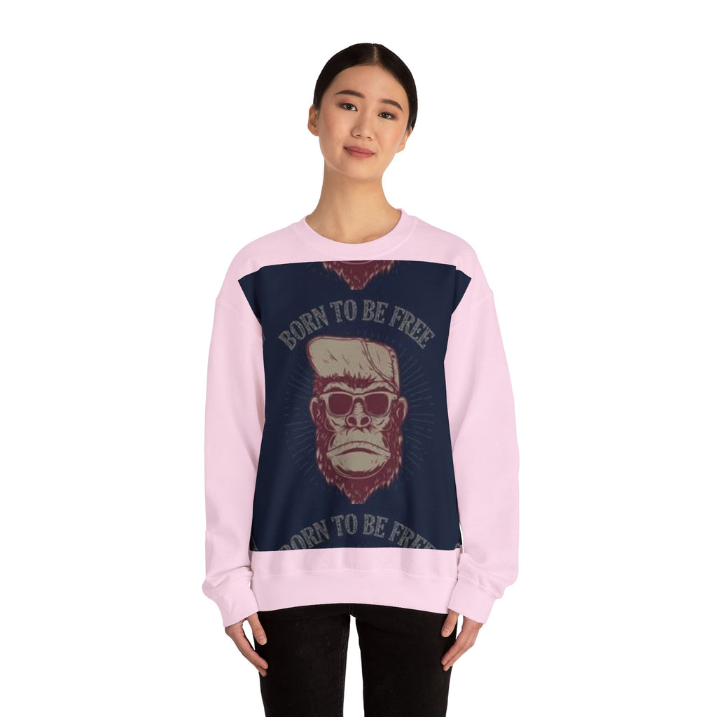 Gorilla Gang 'Born to Be Free' Crewneck Sweatshirt