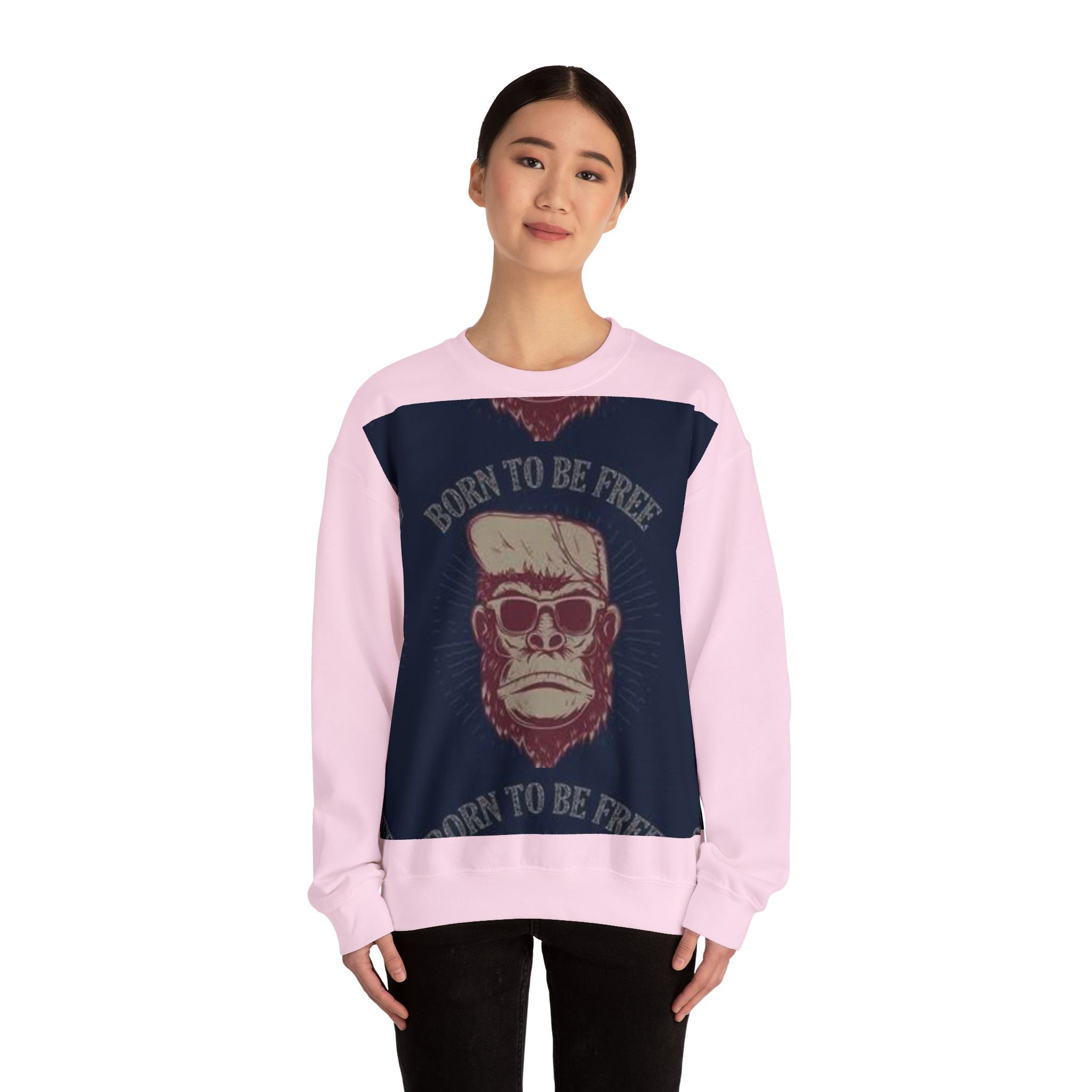 Gorilla Gang 'Born to Be Free' Crewneck Sweatshirt