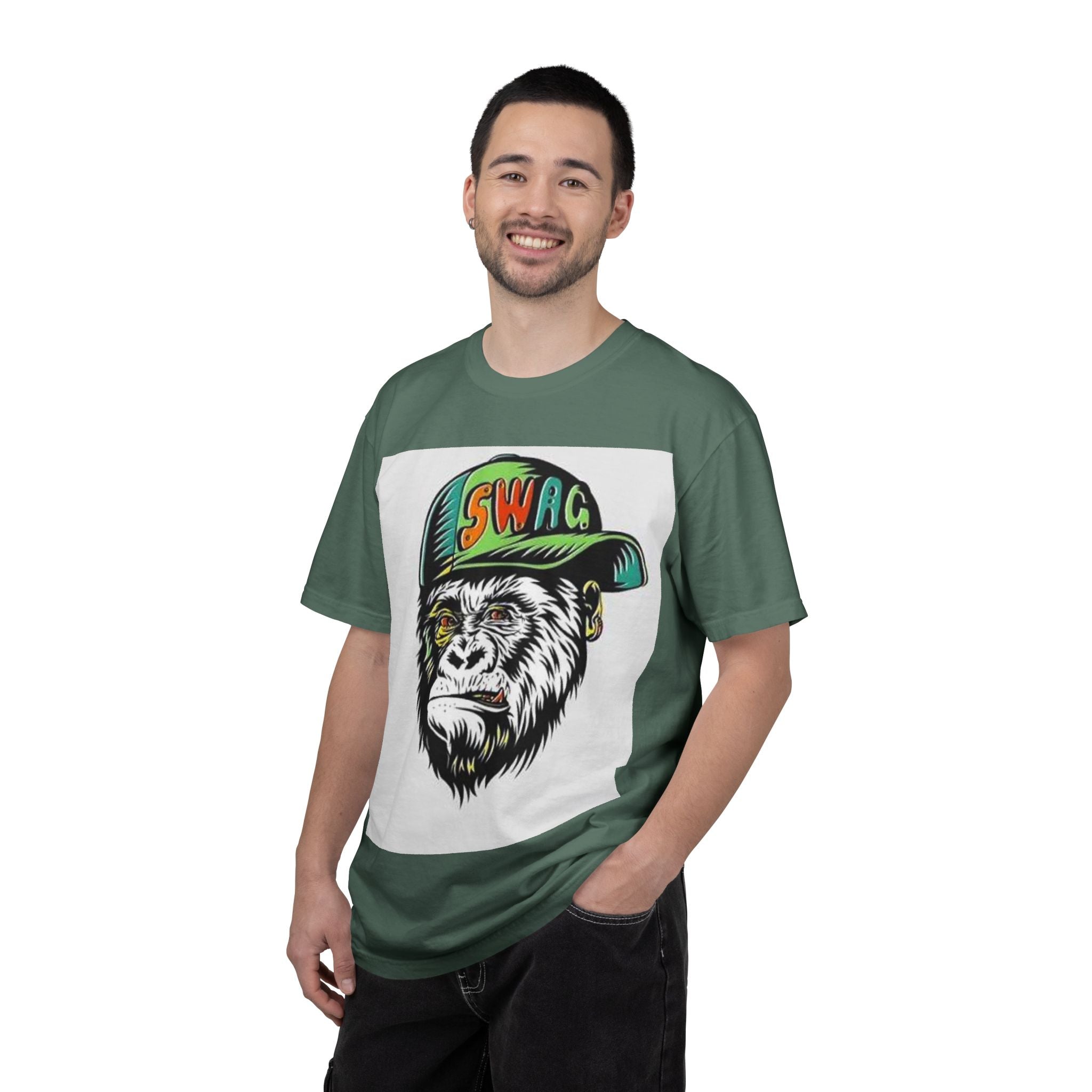Chimpanzee 'SWAG' & 'CHILL' Graphic T-Shirt