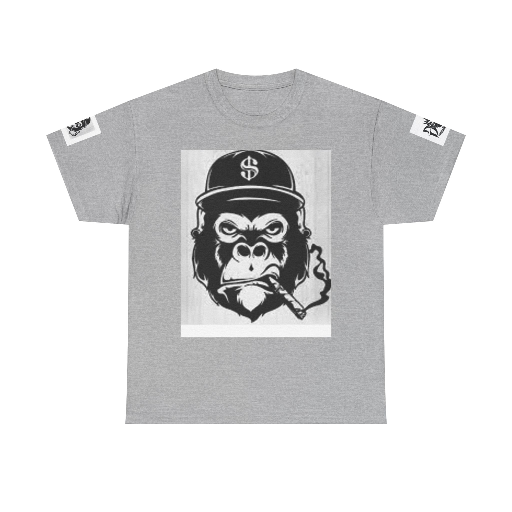 Gorilla Gang Tee – Streetwear Graphic T-Shirt with Smoking Ape Logo