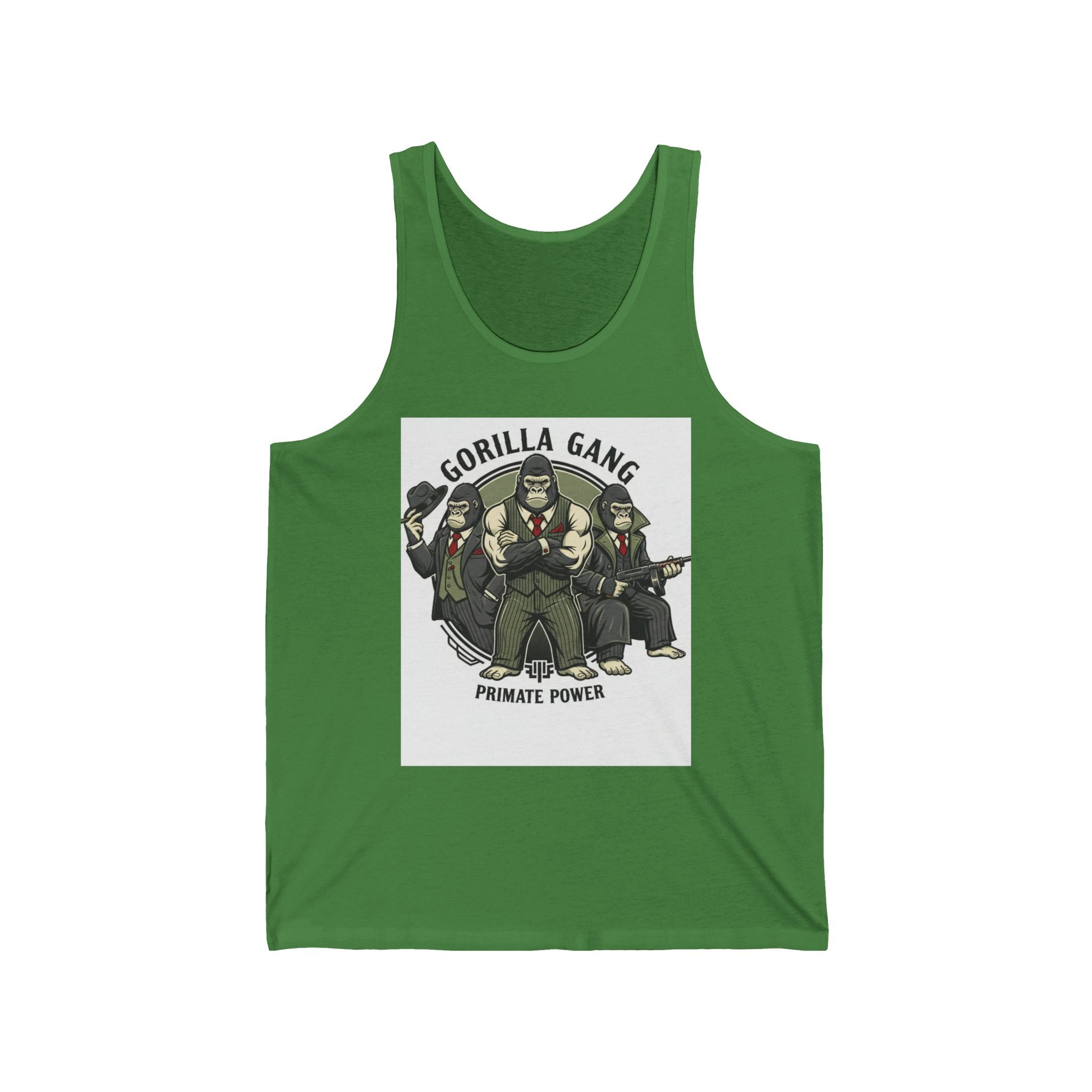 Gorilla Gang Tank Top — 'Gorilla Gang' Primate Power Graphic Tank
