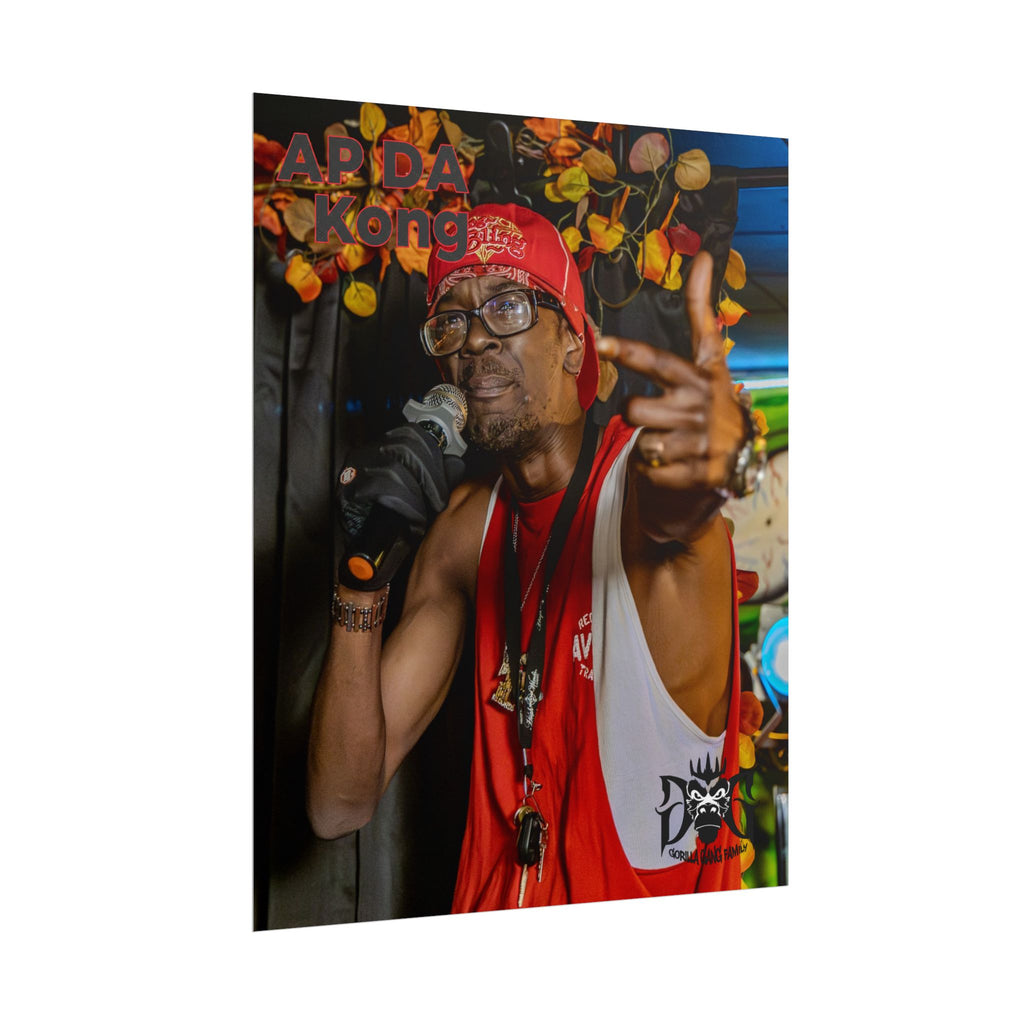 Rolled Poster — Live Reggae Performer Photo Print (Arda Kong)