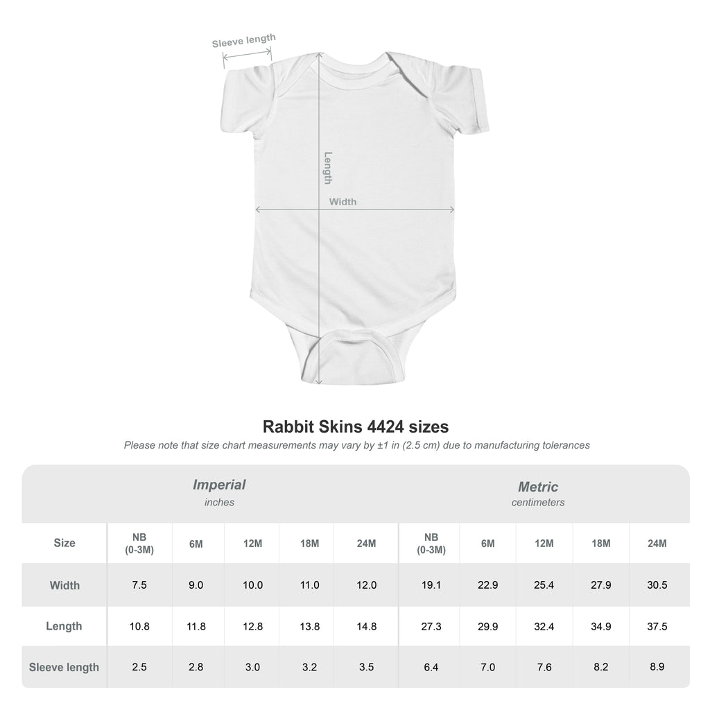 Baby Bodysuit — Cute Cartoon Gorilla Infant Onesie
