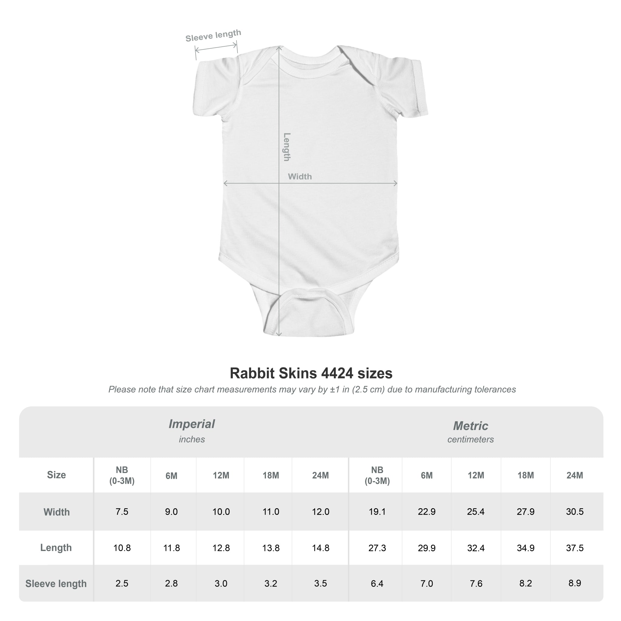 Baby Bodysuit — Cute Cartoon Gorilla Infant Onesie