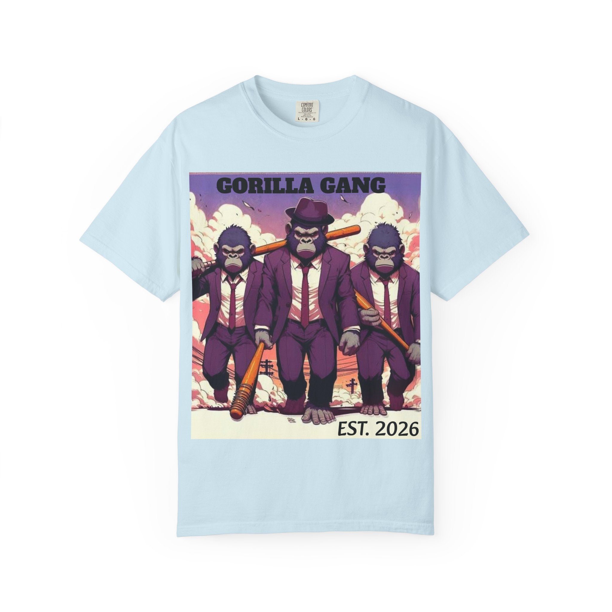 Gorilla Gangsters Graphic T-Shirt — Vintage Mob Ape Illustration